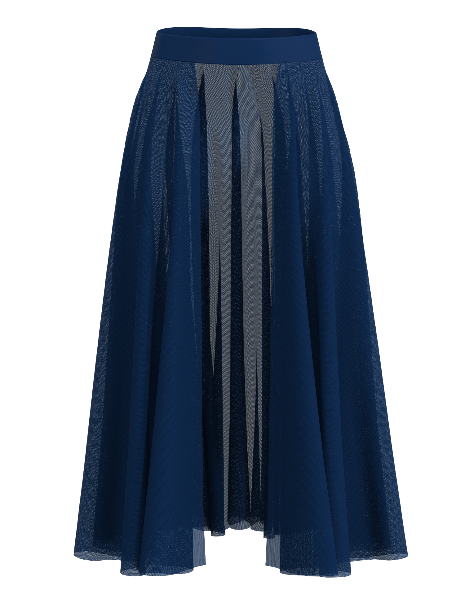 Long Mesh Open Skirt