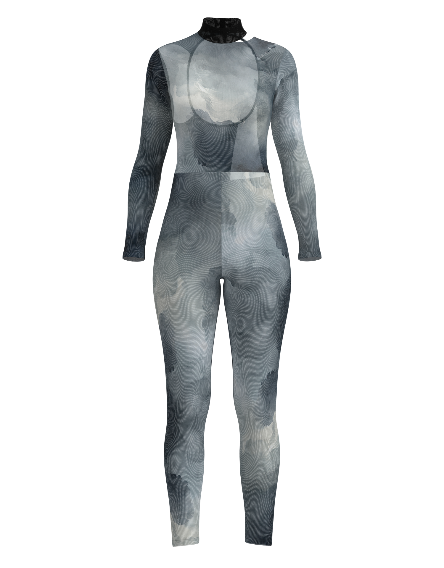 Mesh Full Length Unitard