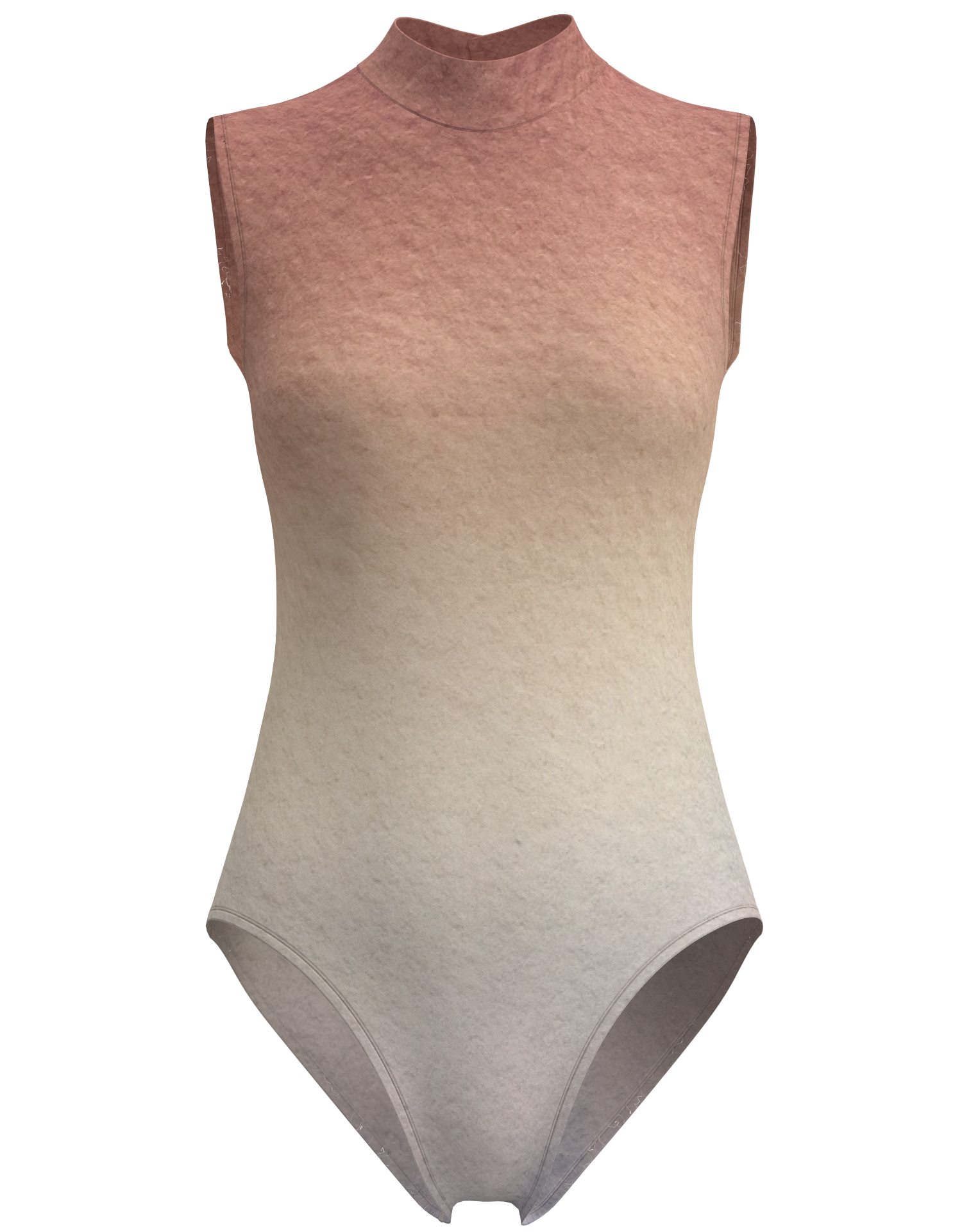 Mock Neck Sleeveless Leotard