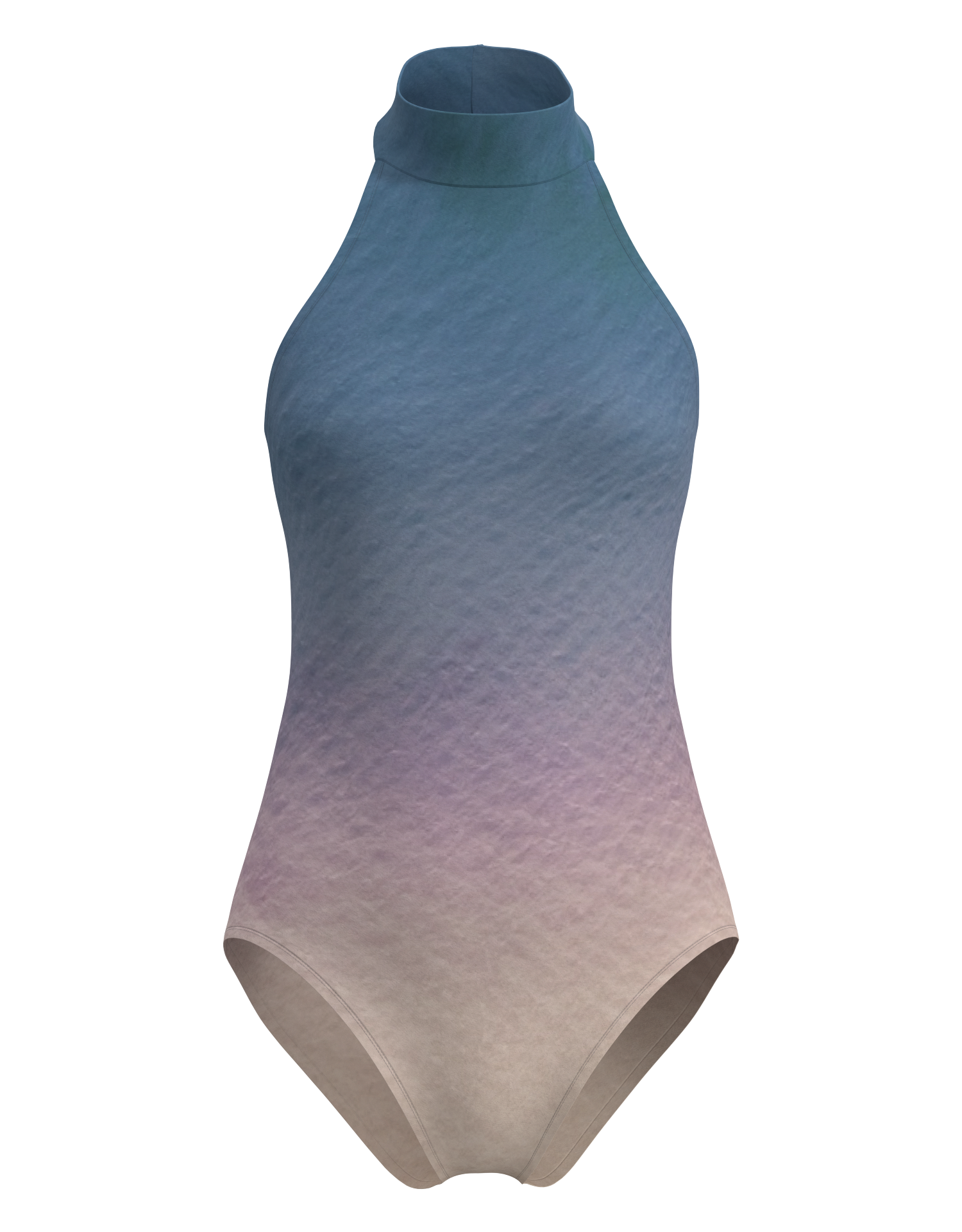 Mock Neck Halter Leotard