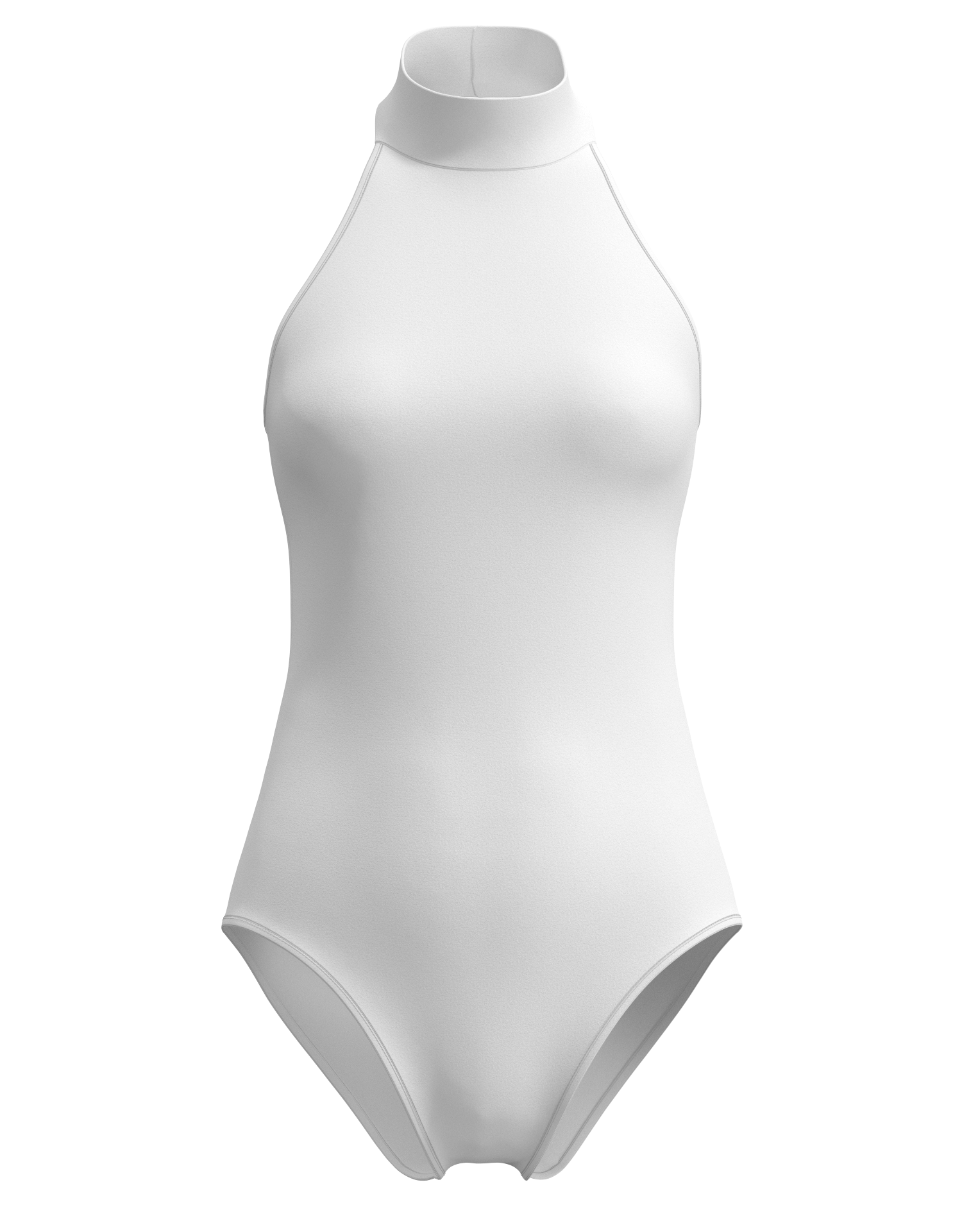 Mock Neck Halter Leotard