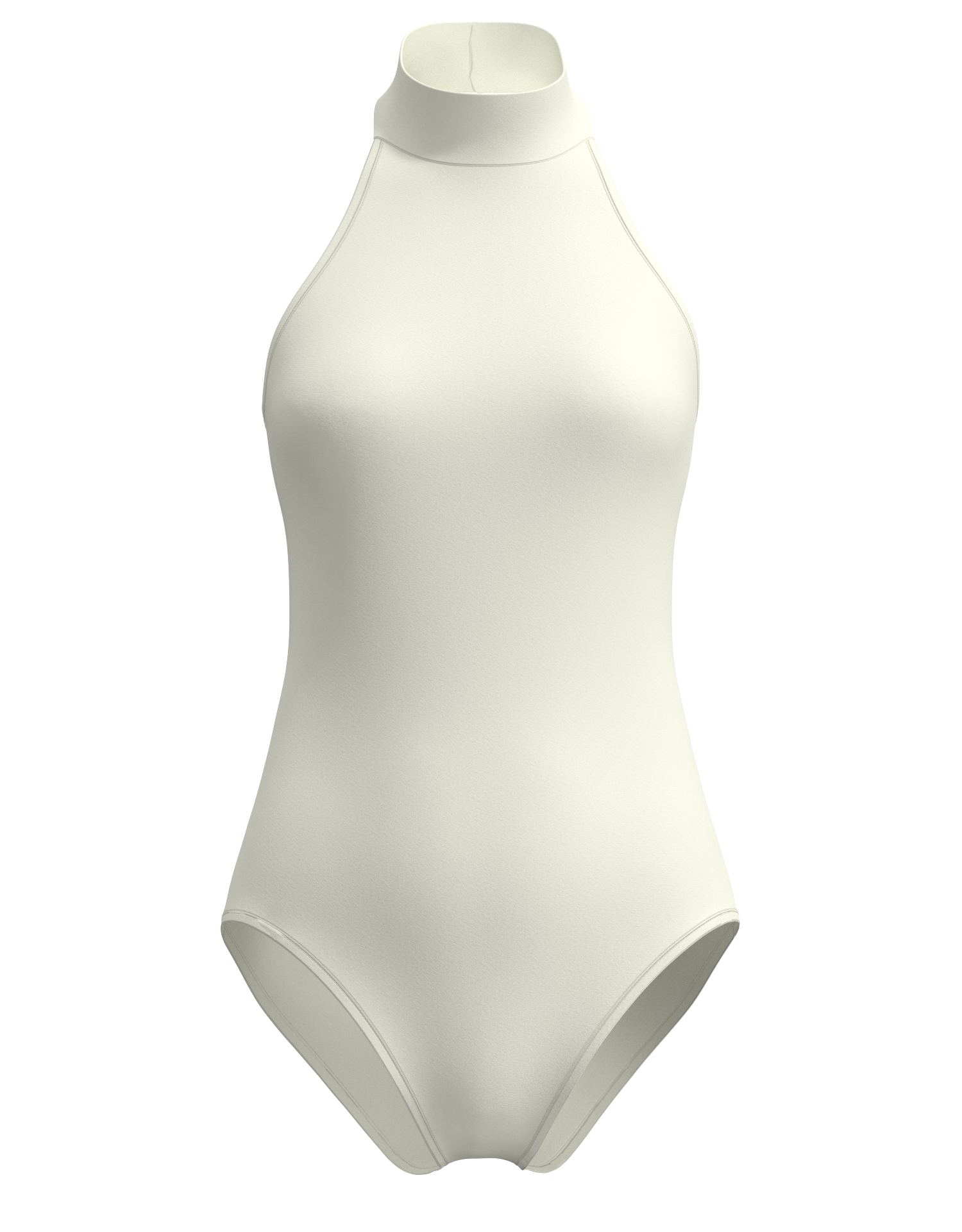 Mock Neck Halter Leotard