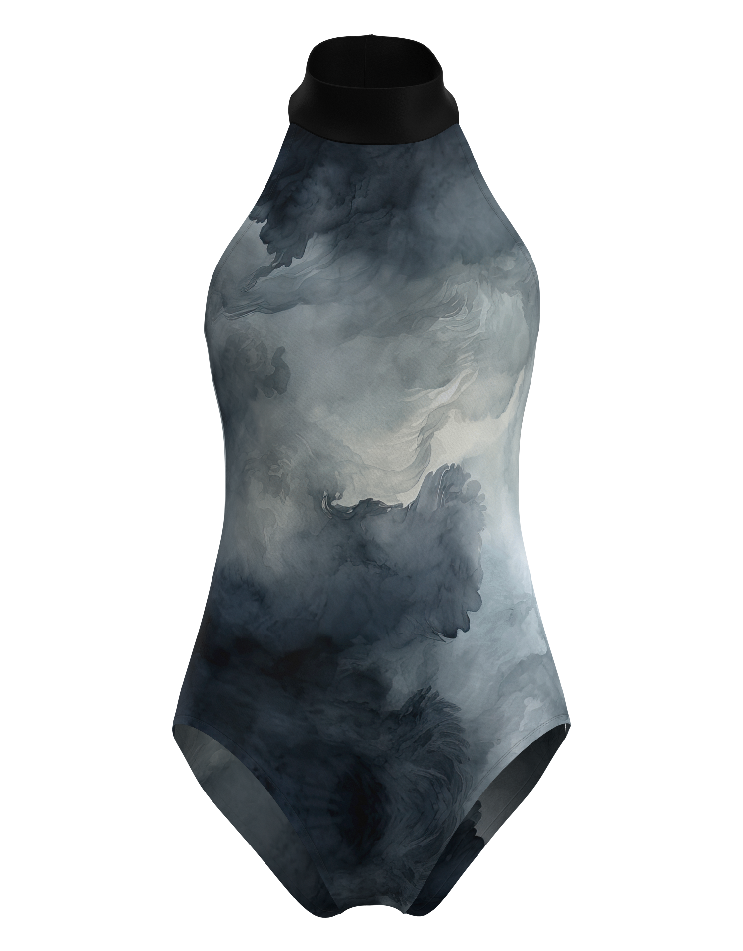 Mock Neck Halter Leotard
