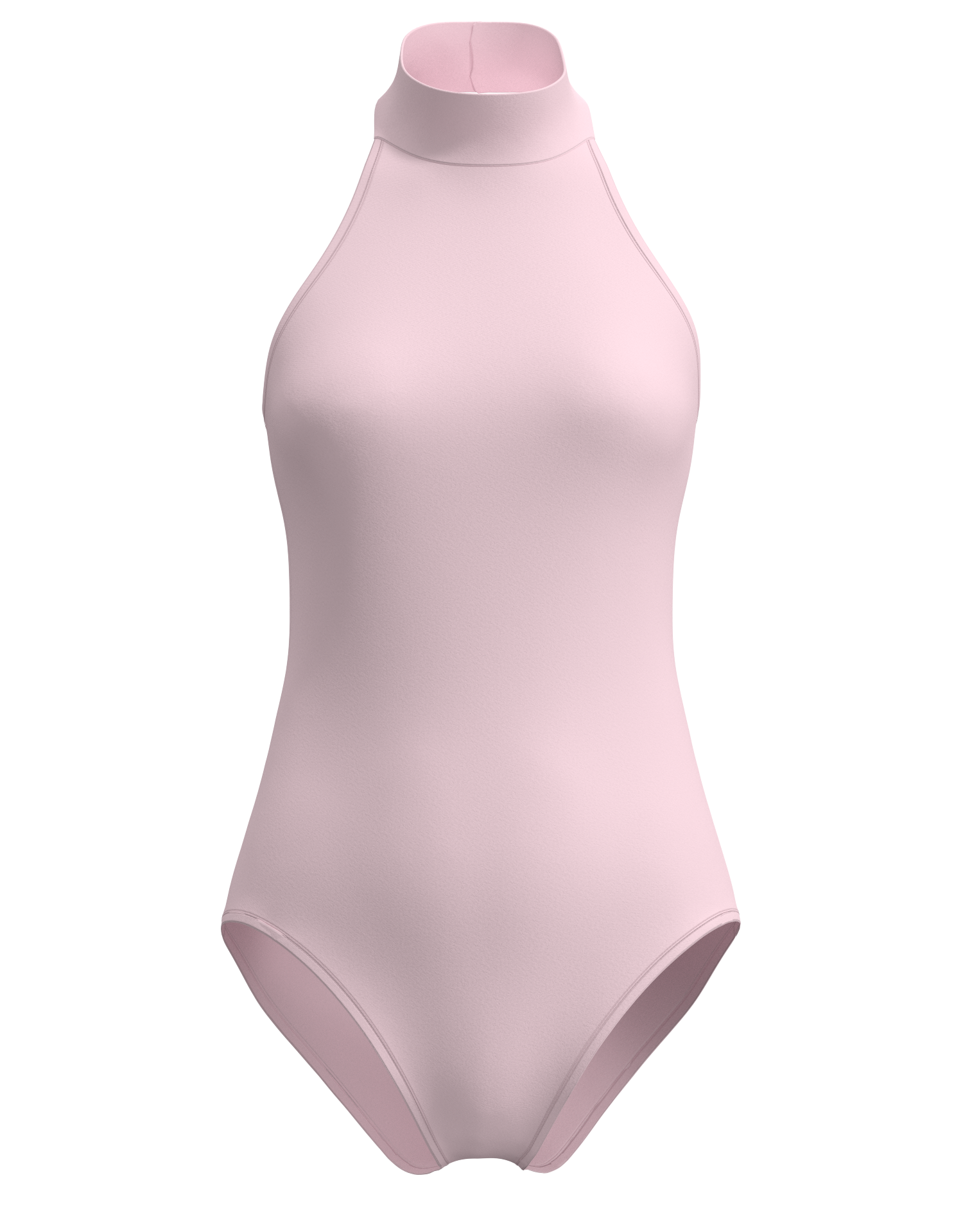 Mock Neck Halter Leotard