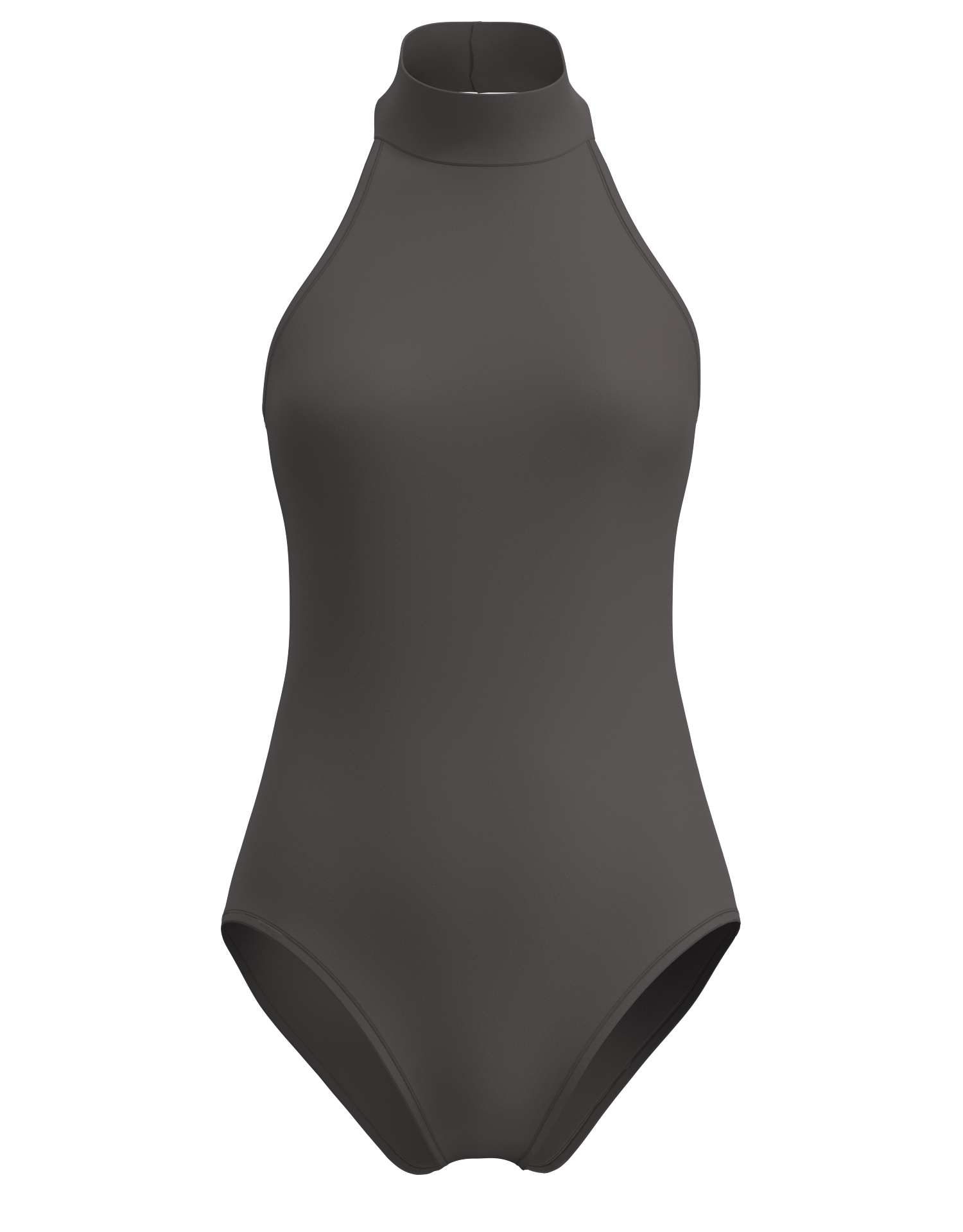 Mock Neck Halter Leotard