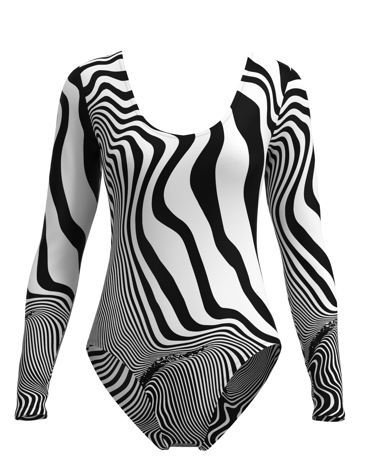 Low Back Long Sleeve Leotard