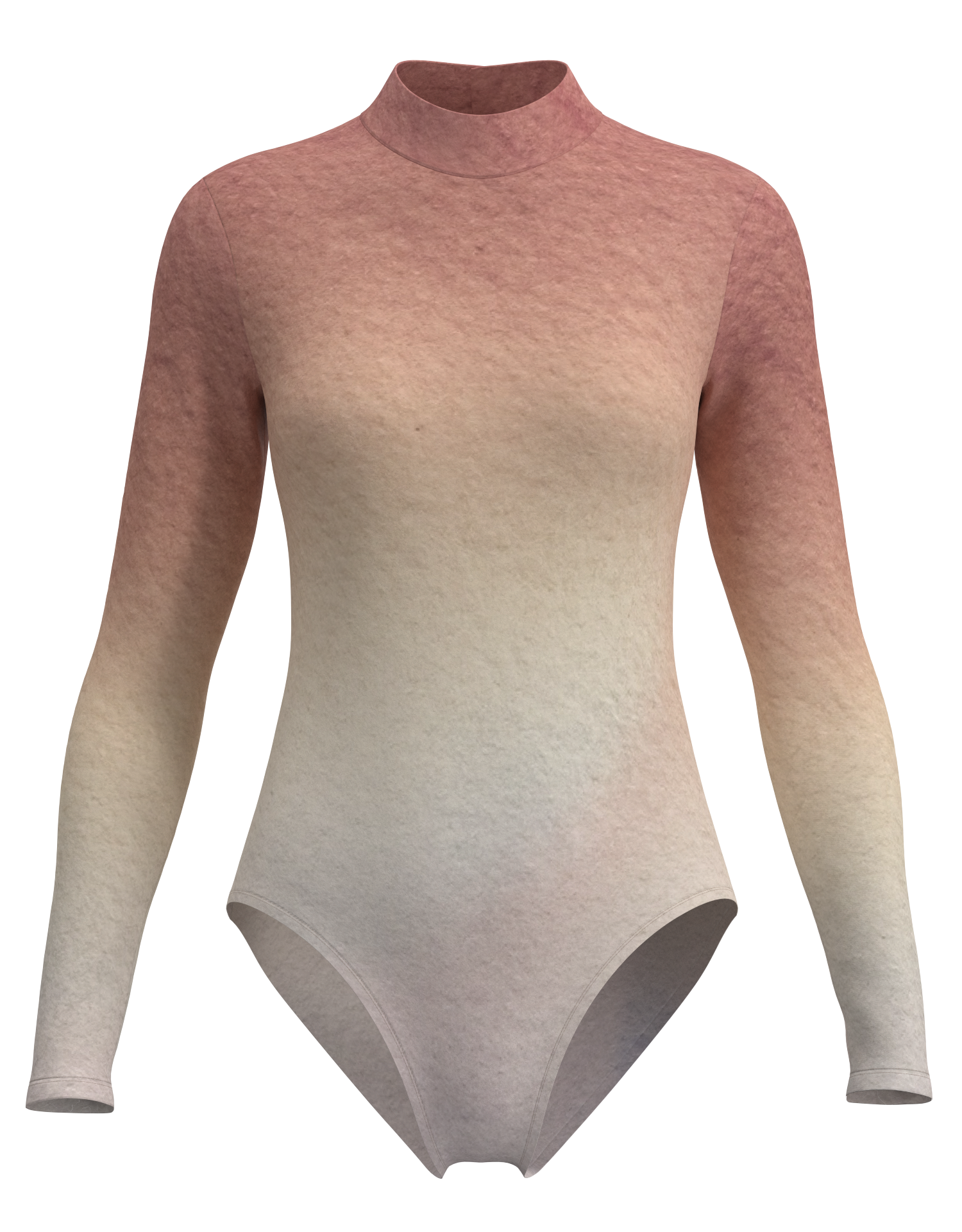 Mock Neck Long Sleeve Leotard