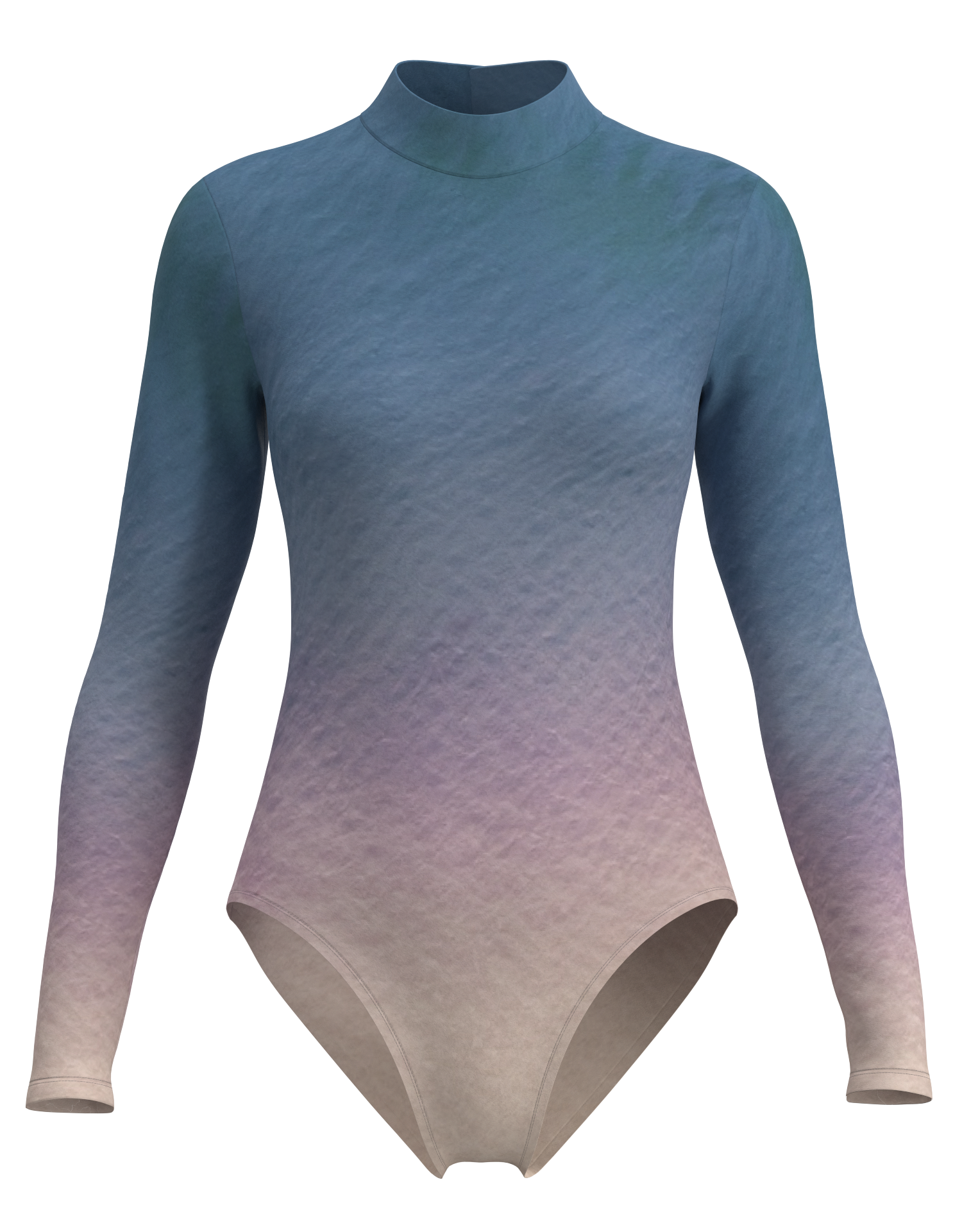 Mock Neck Long Sleeve Leotard