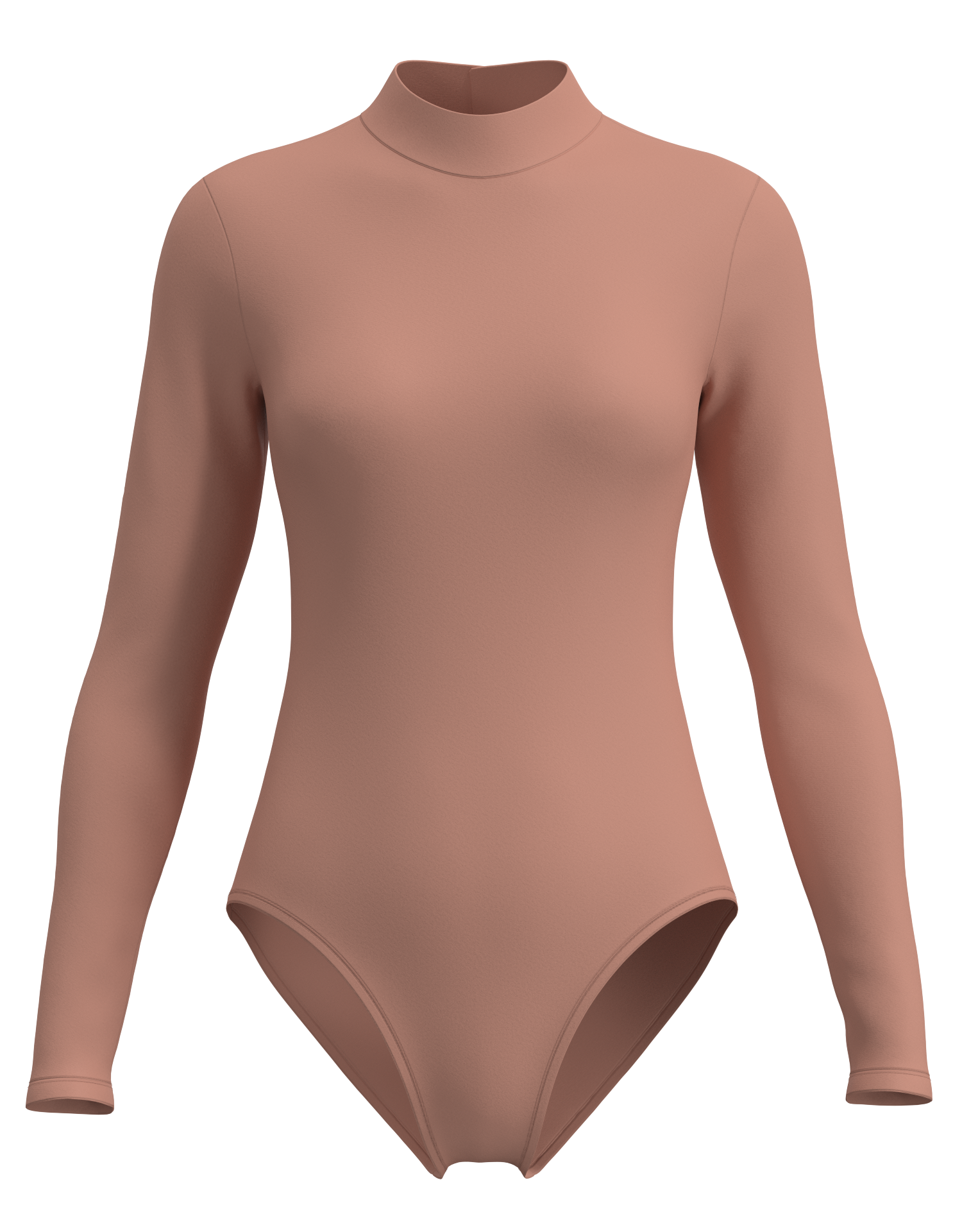 Mock Neck Long Sleeve Leotard