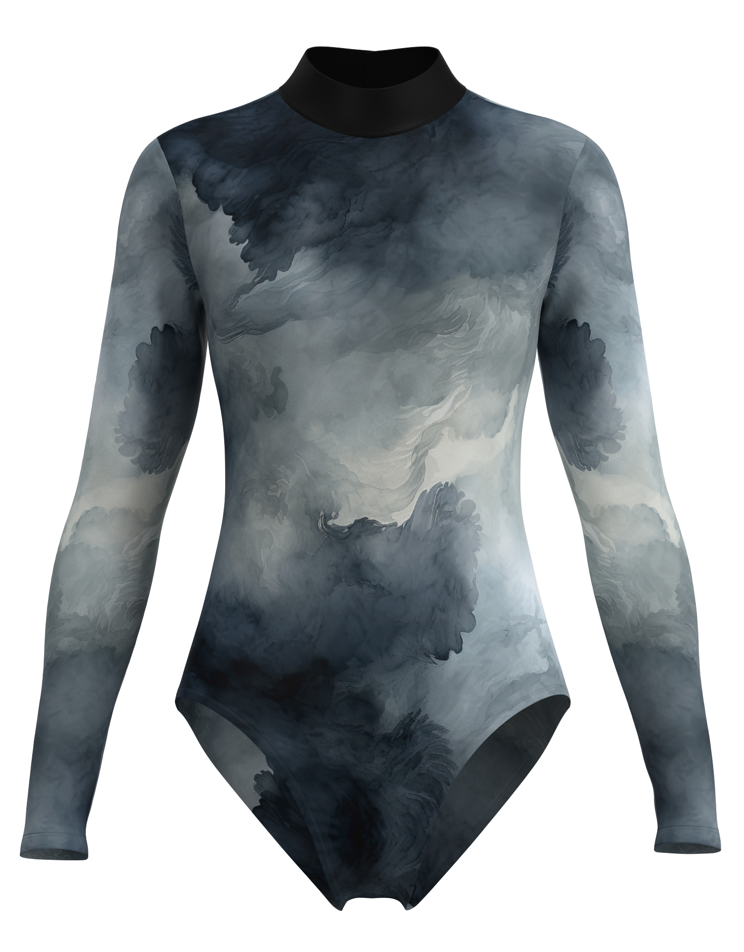 Mock Neck Long Sleeve Leotard