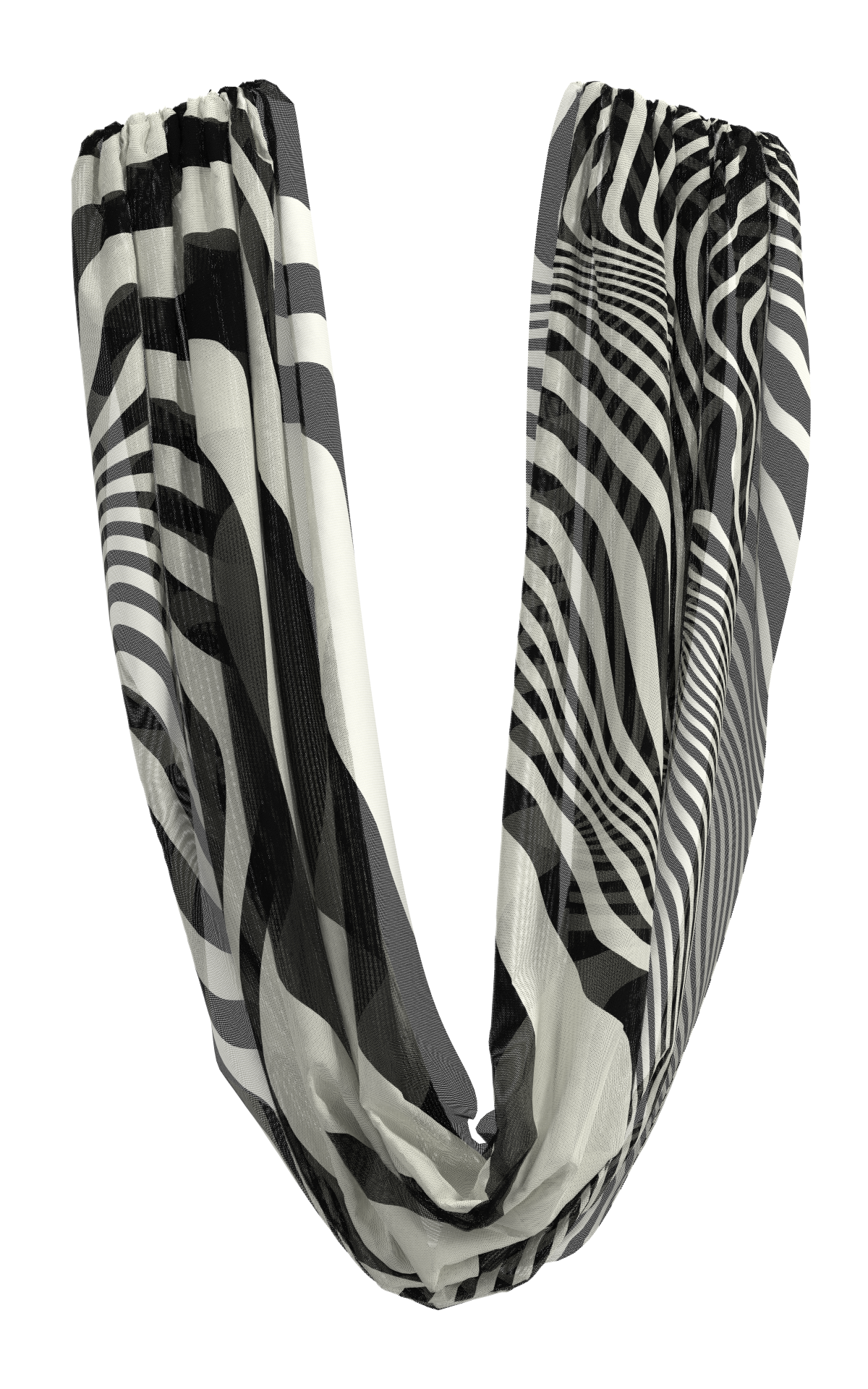 Mesh Back Drape