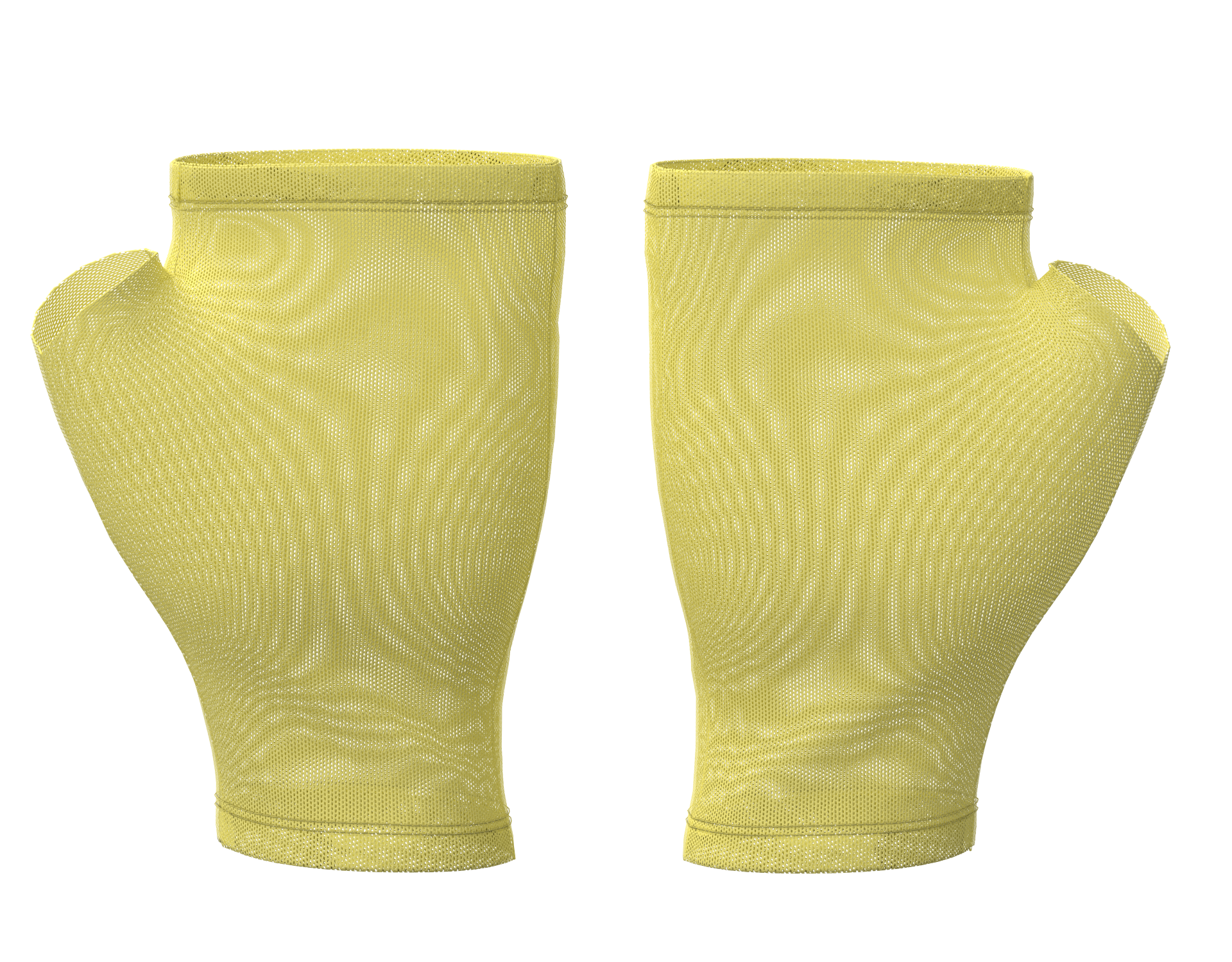 Mesh Fingerless Gloves