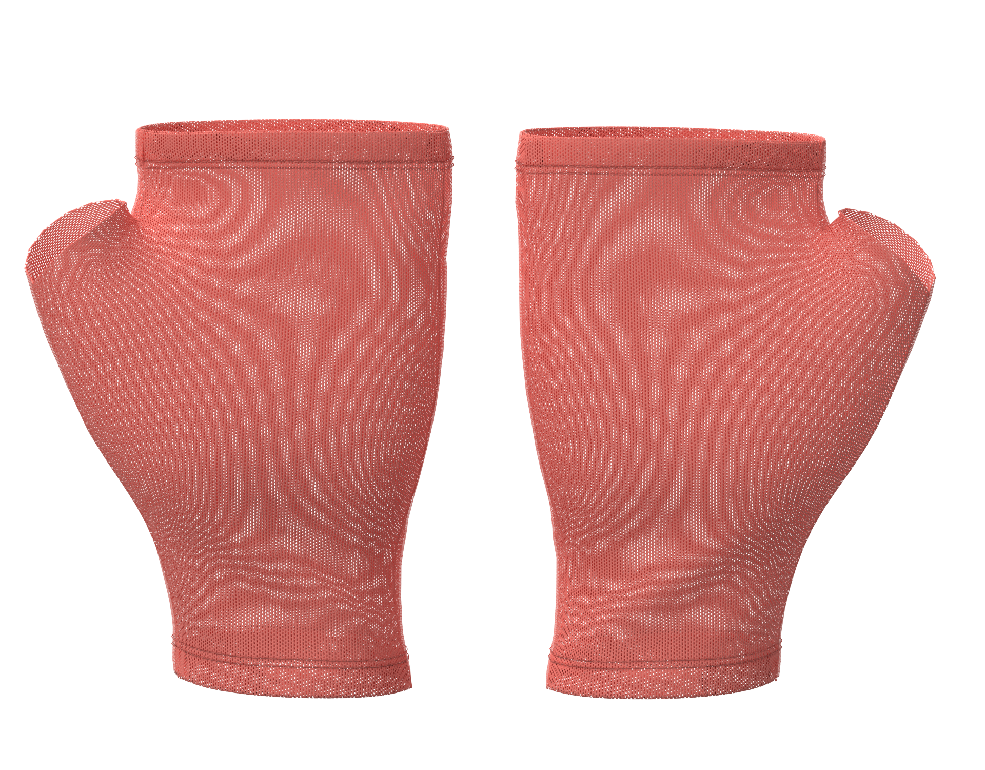 Mesh Fingerless Gloves