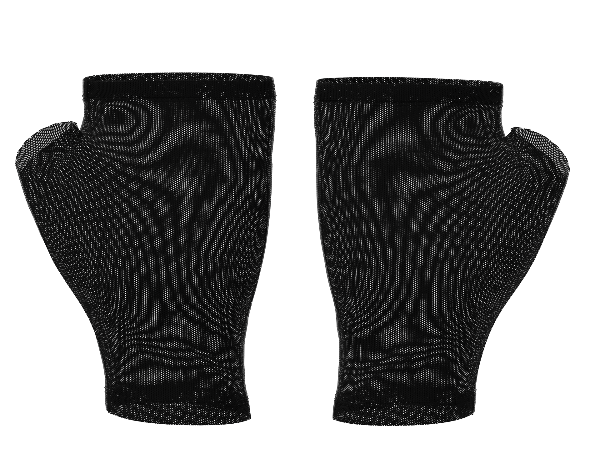 Mesh Fingerless Gloves