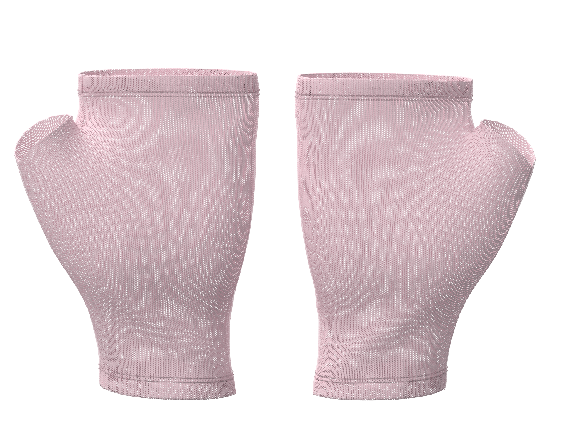 Mesh Fingerless Gloves