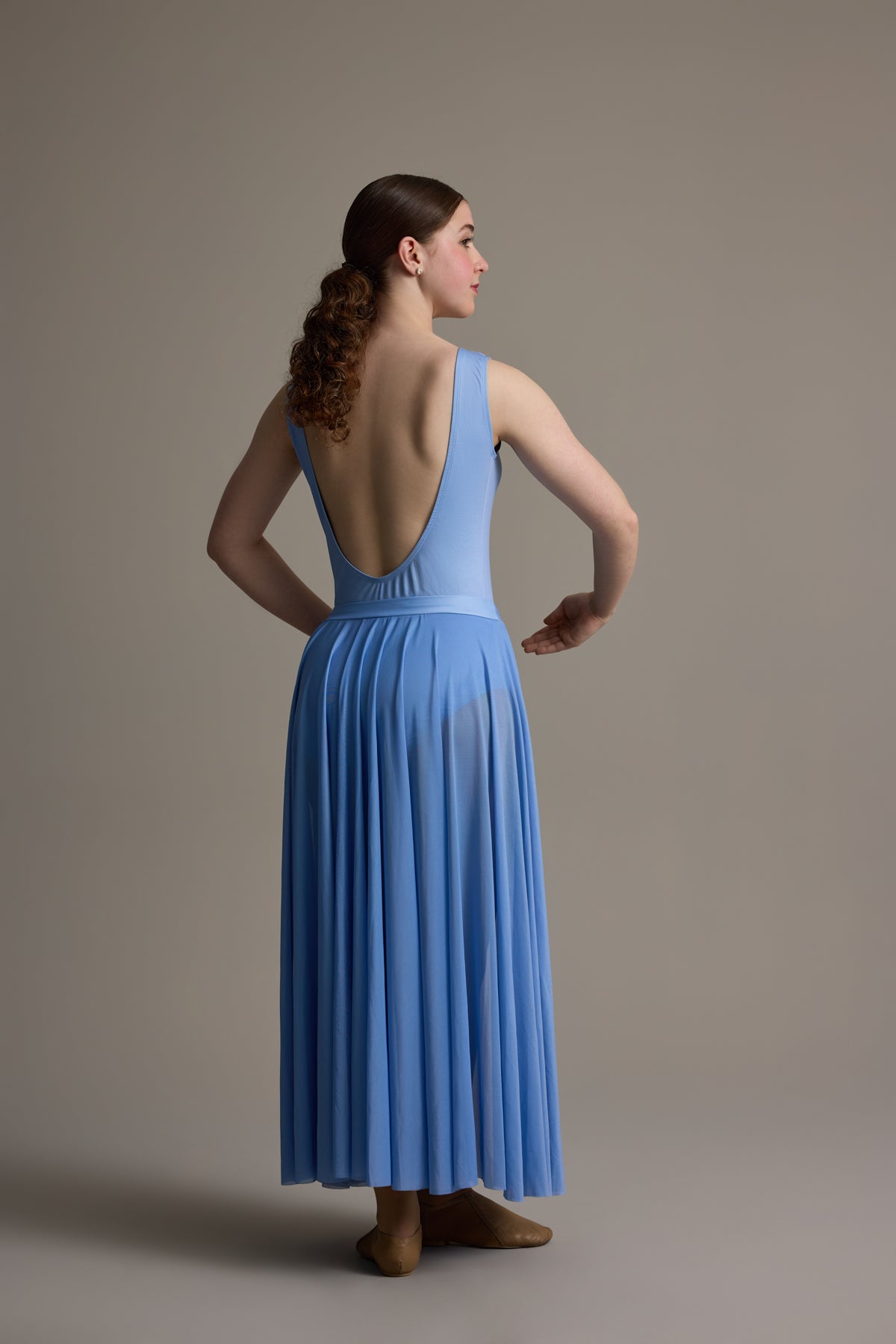 Long Mesh Open Skirt (Sample Sale)