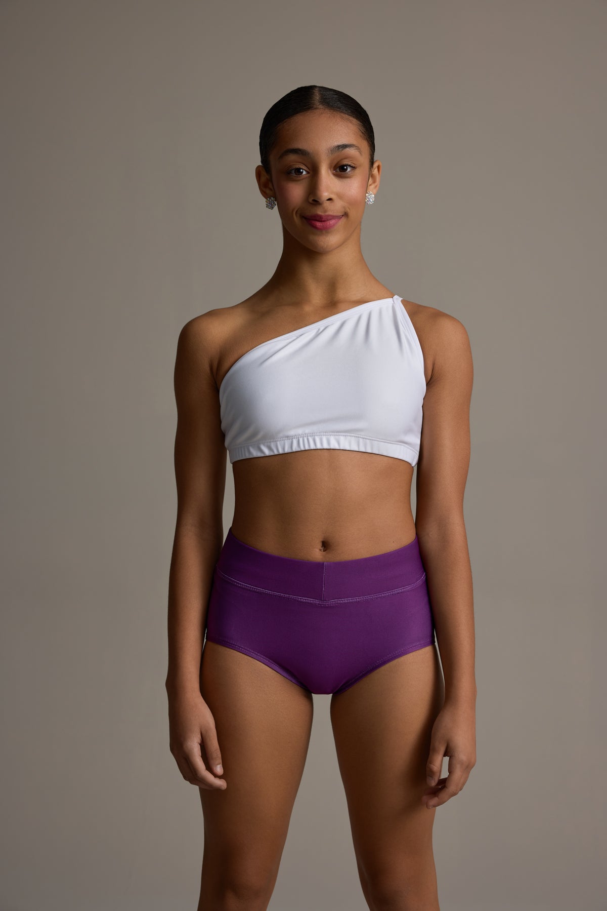Micro One Shoulder Crop Top