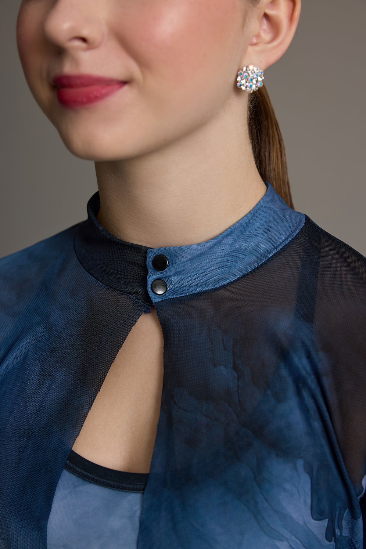 Mesh Dress Shirt