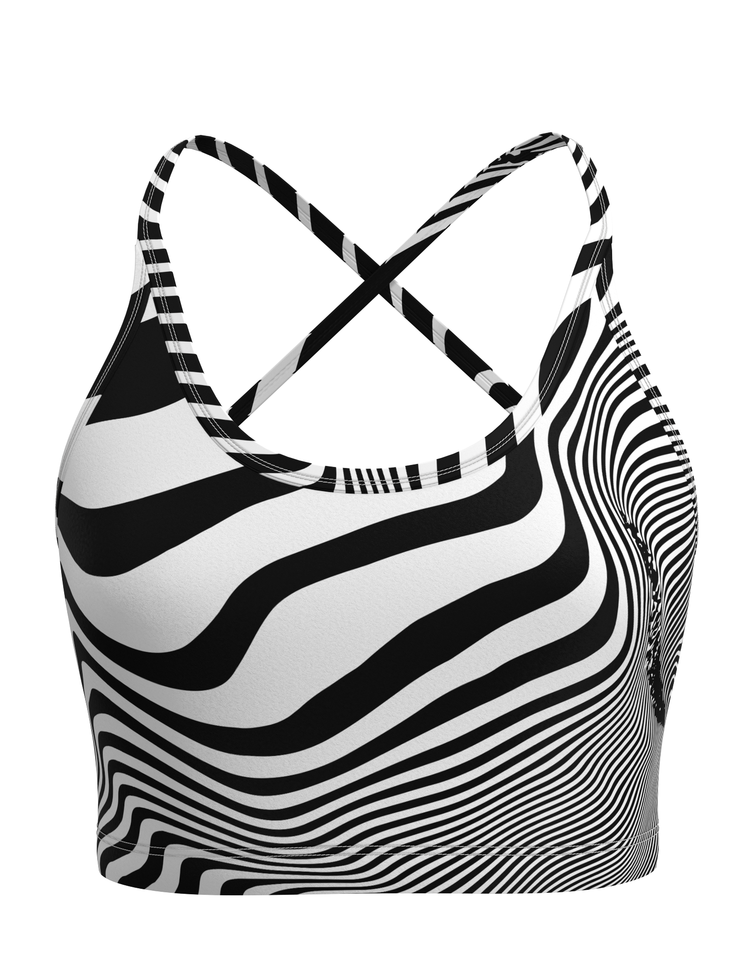 Quad-Strap Micro Crop Top