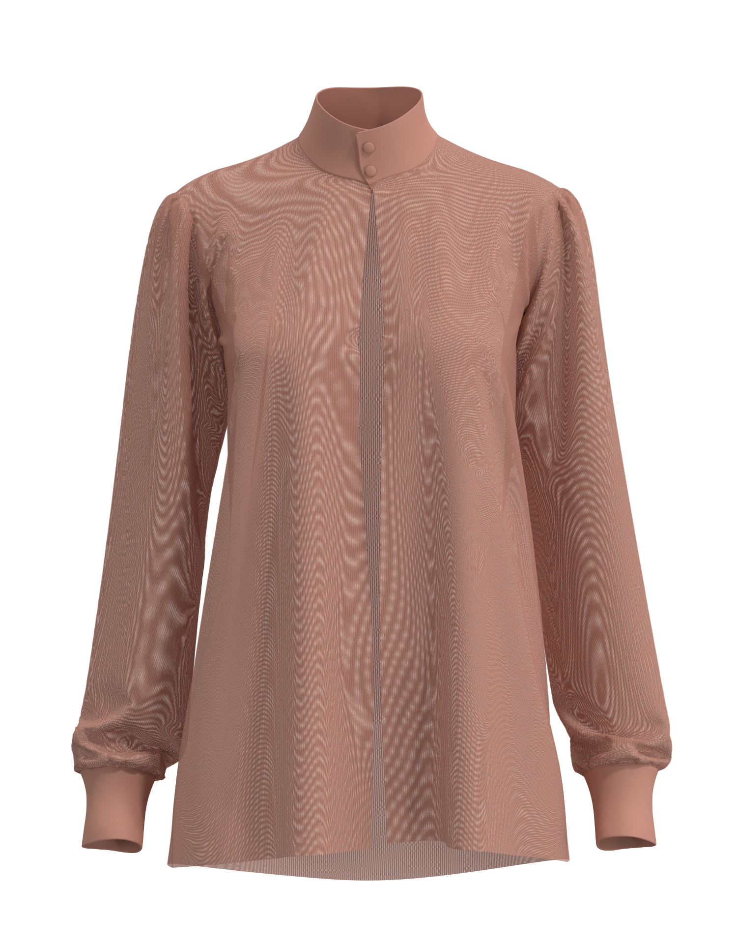 Mesh Dress Shirt