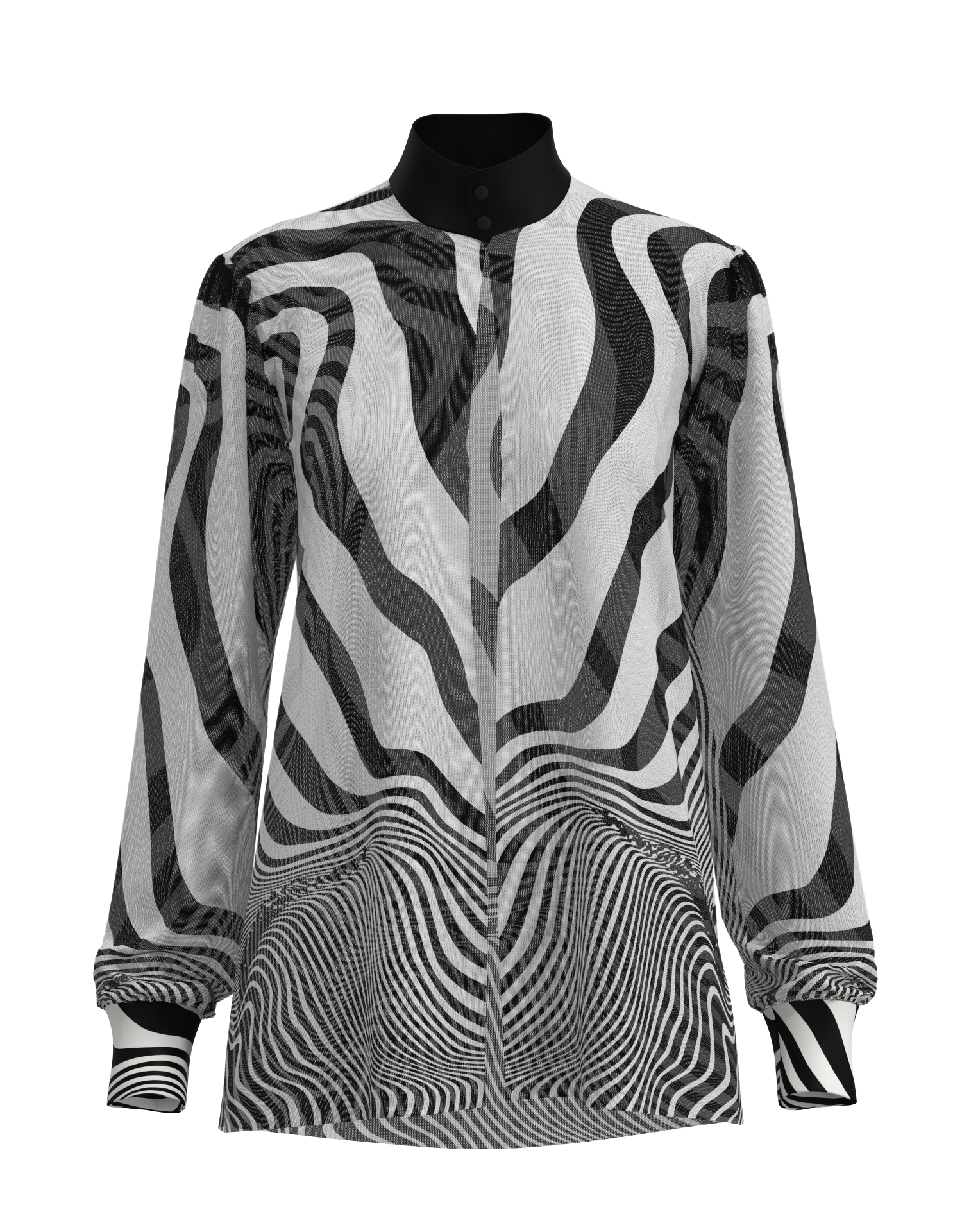 Mesh Dress Shirt