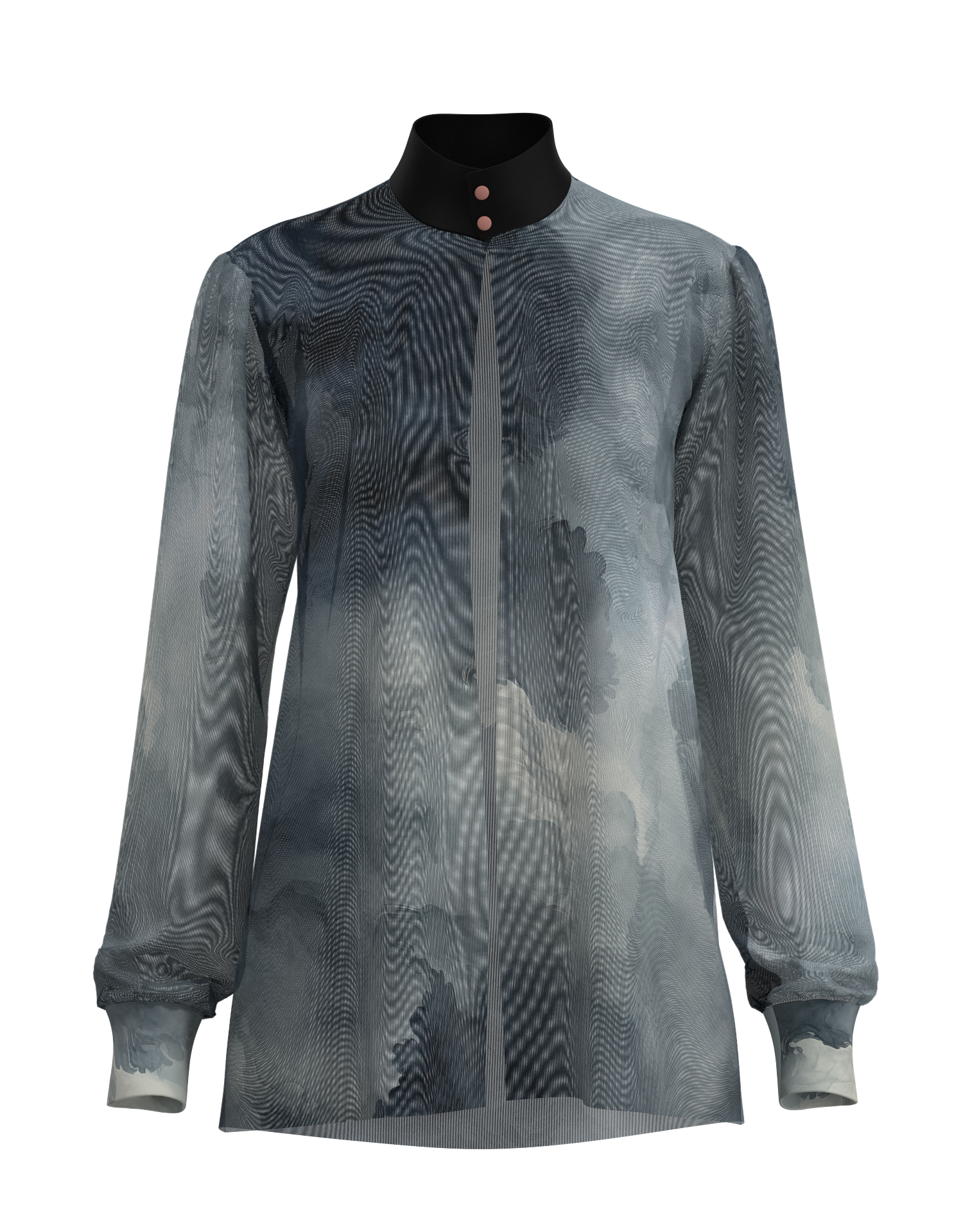 Mesh Dress Shirt