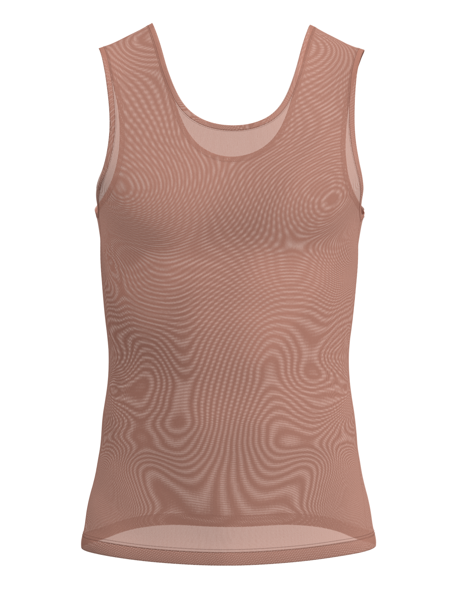 Male Fitted Mesh Tank Top