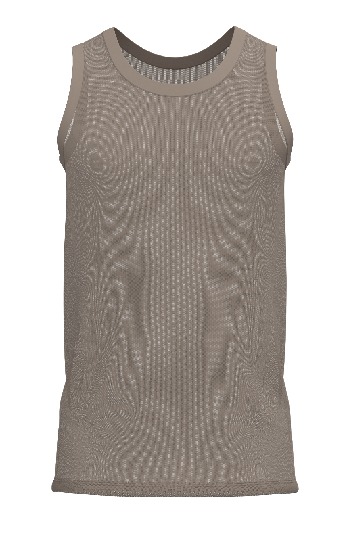 Male Fitted Mesh Tank Top
