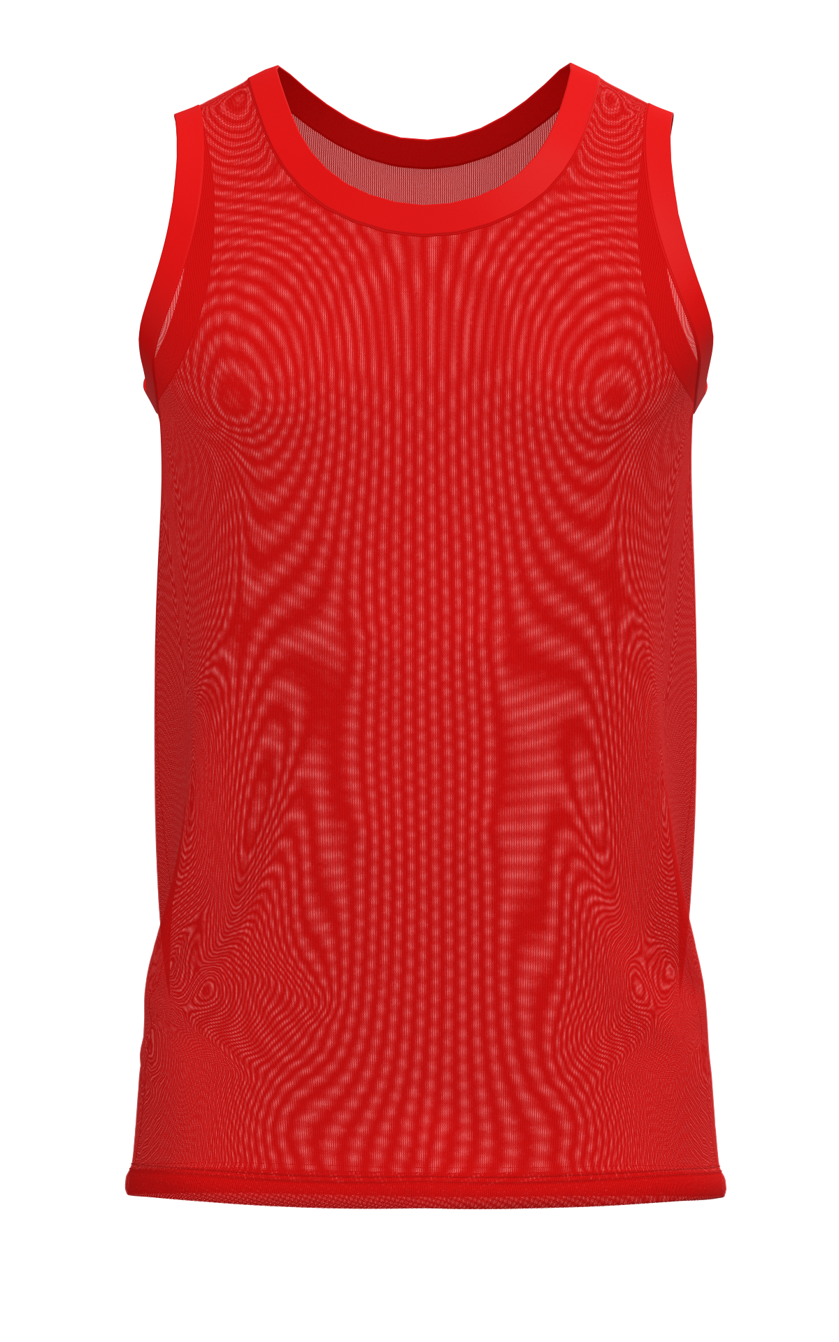 Male Fitted Mesh Tank Top