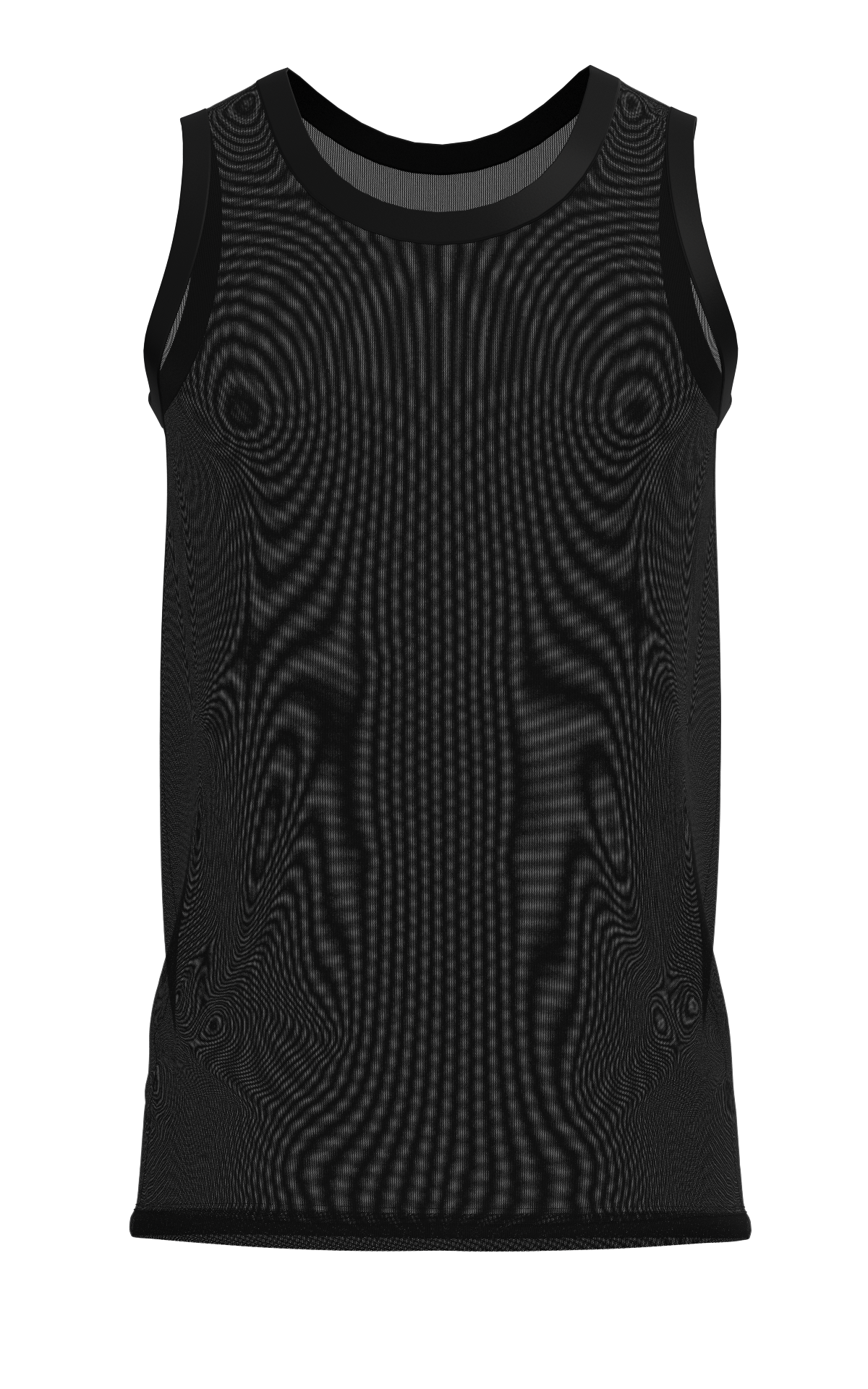Male Fitted Mesh Tank Top