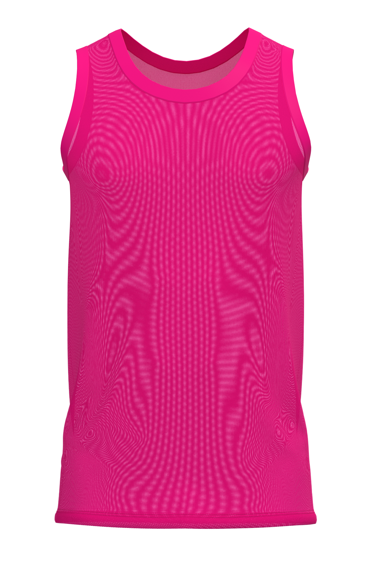 Male Fitted Mesh Tank Top