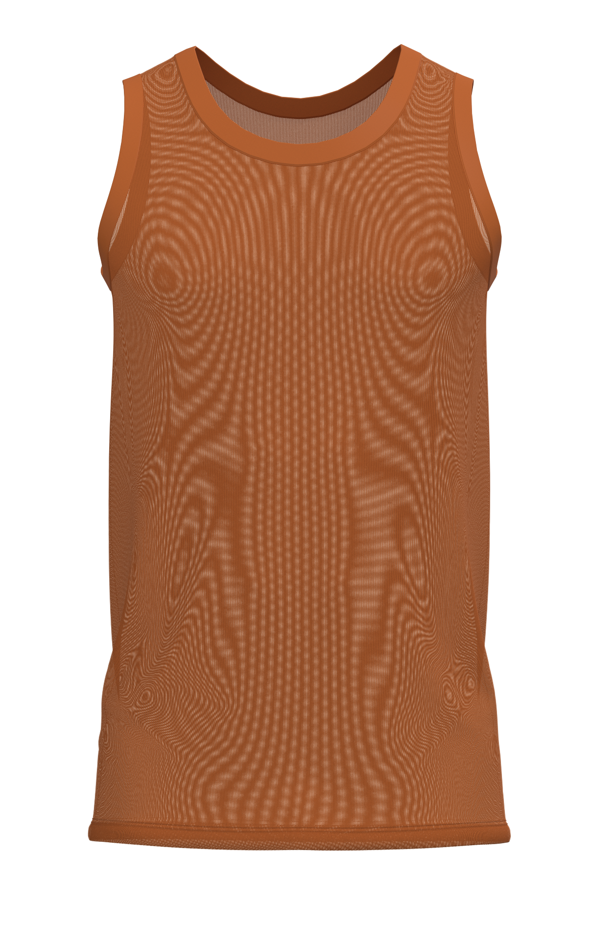 Male Fitted Mesh Tank Top