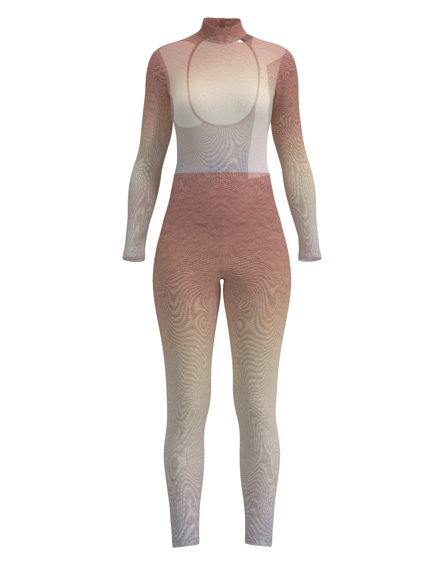 Mesh Full Length Unitard