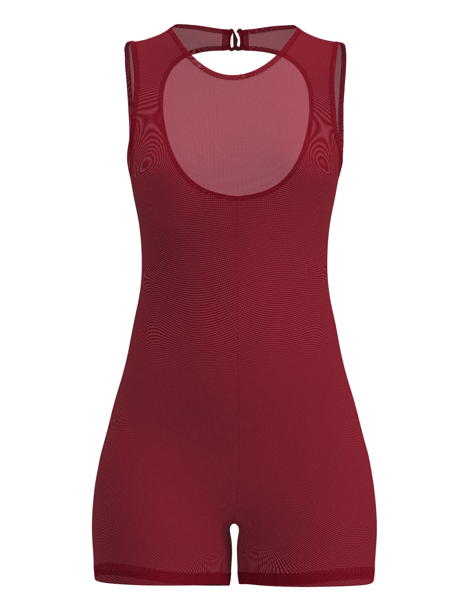Mesh Boatneck Biketard
