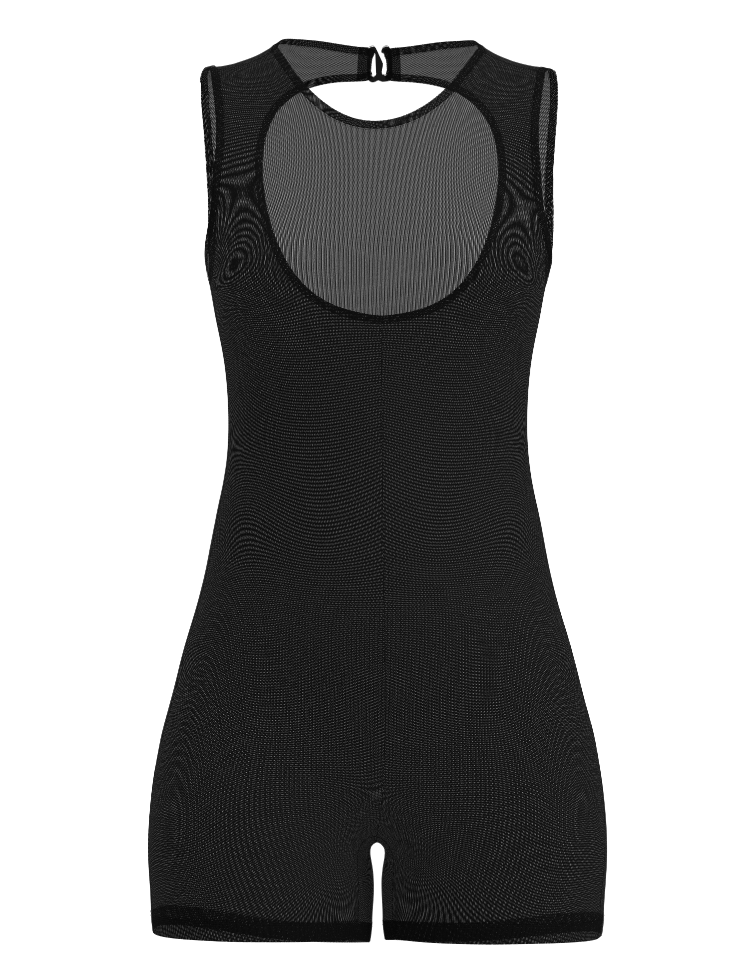 Mesh Boatneck Biketard