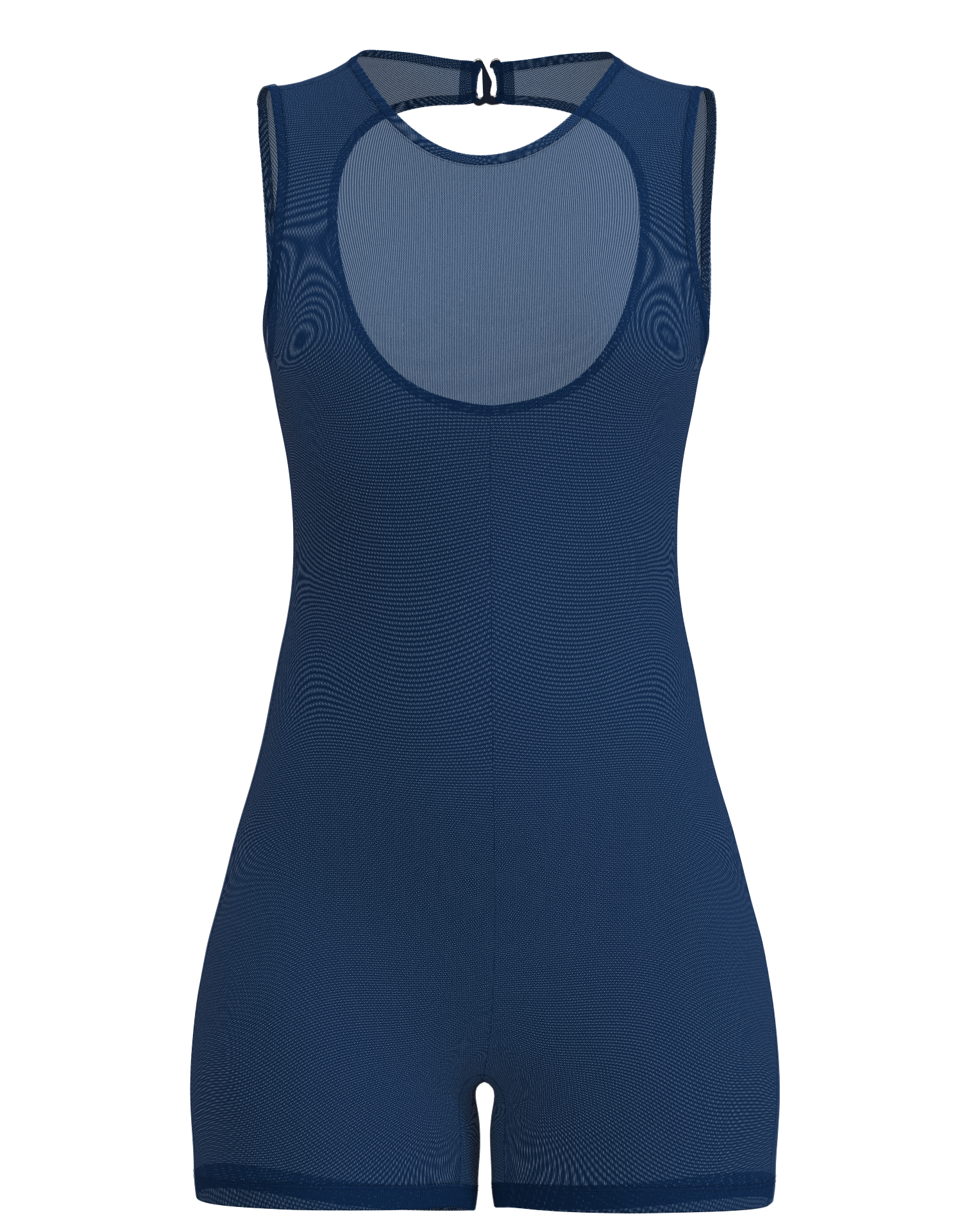 Mesh Boatneck Biketard