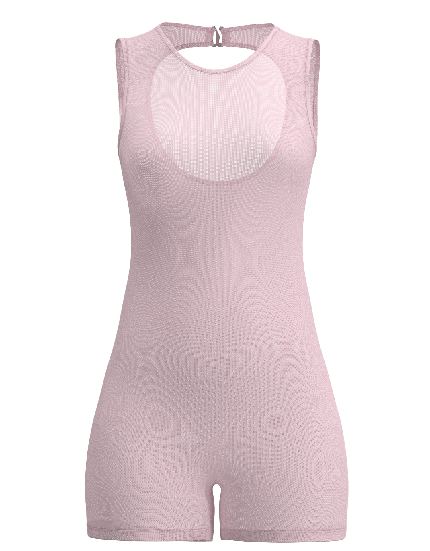 Mesh Boatneck Biketard