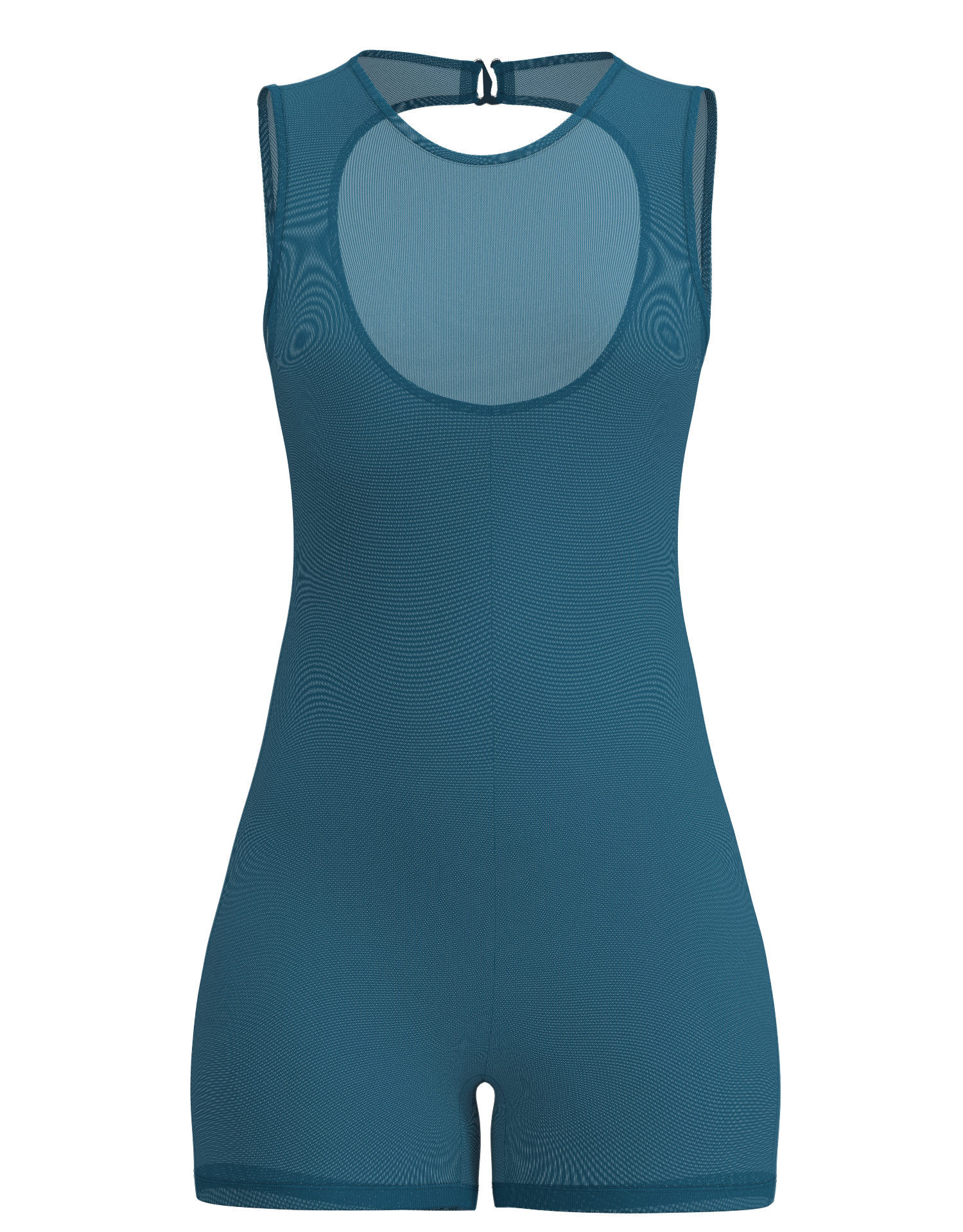 Mesh Boatneck Biketard