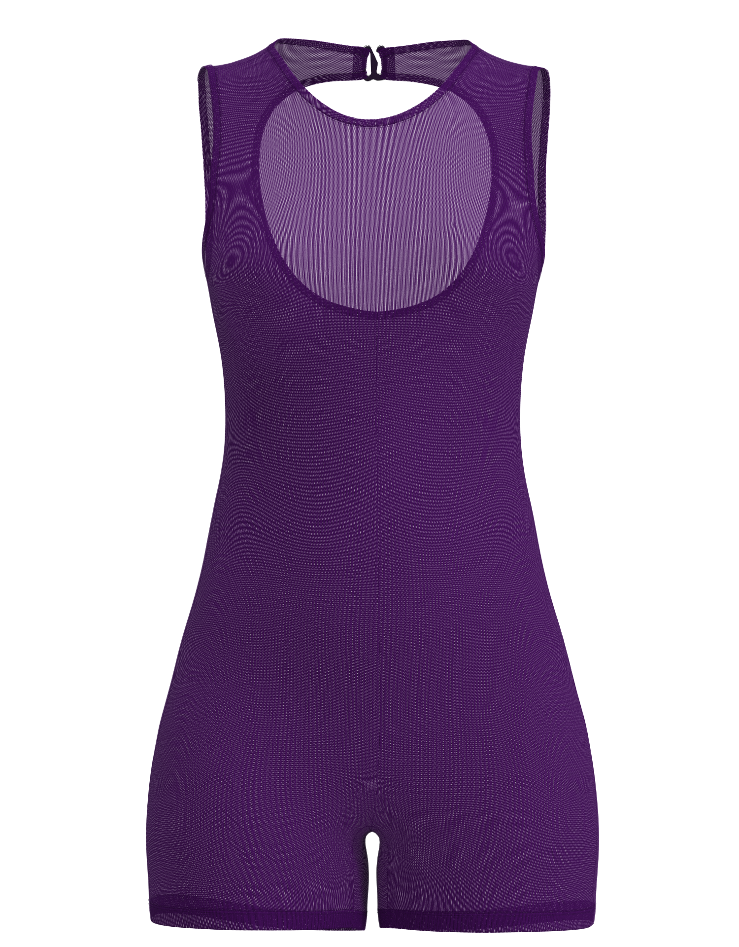 Mesh Boatneck Biketard