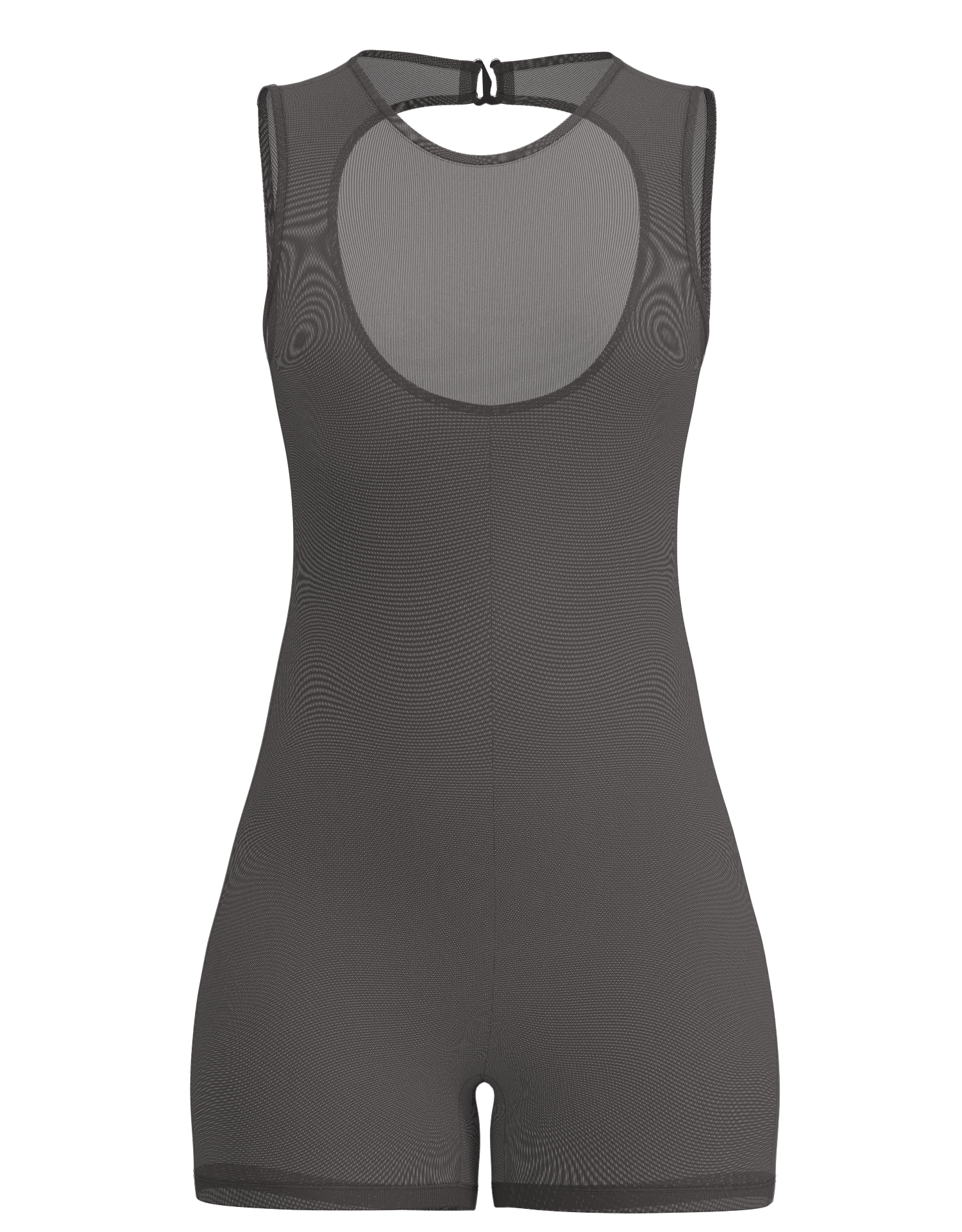 Mesh Boatneck Biketard