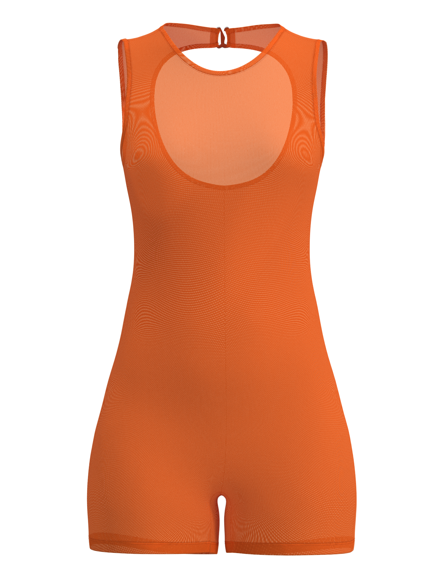 Mesh Boatneck Biketard