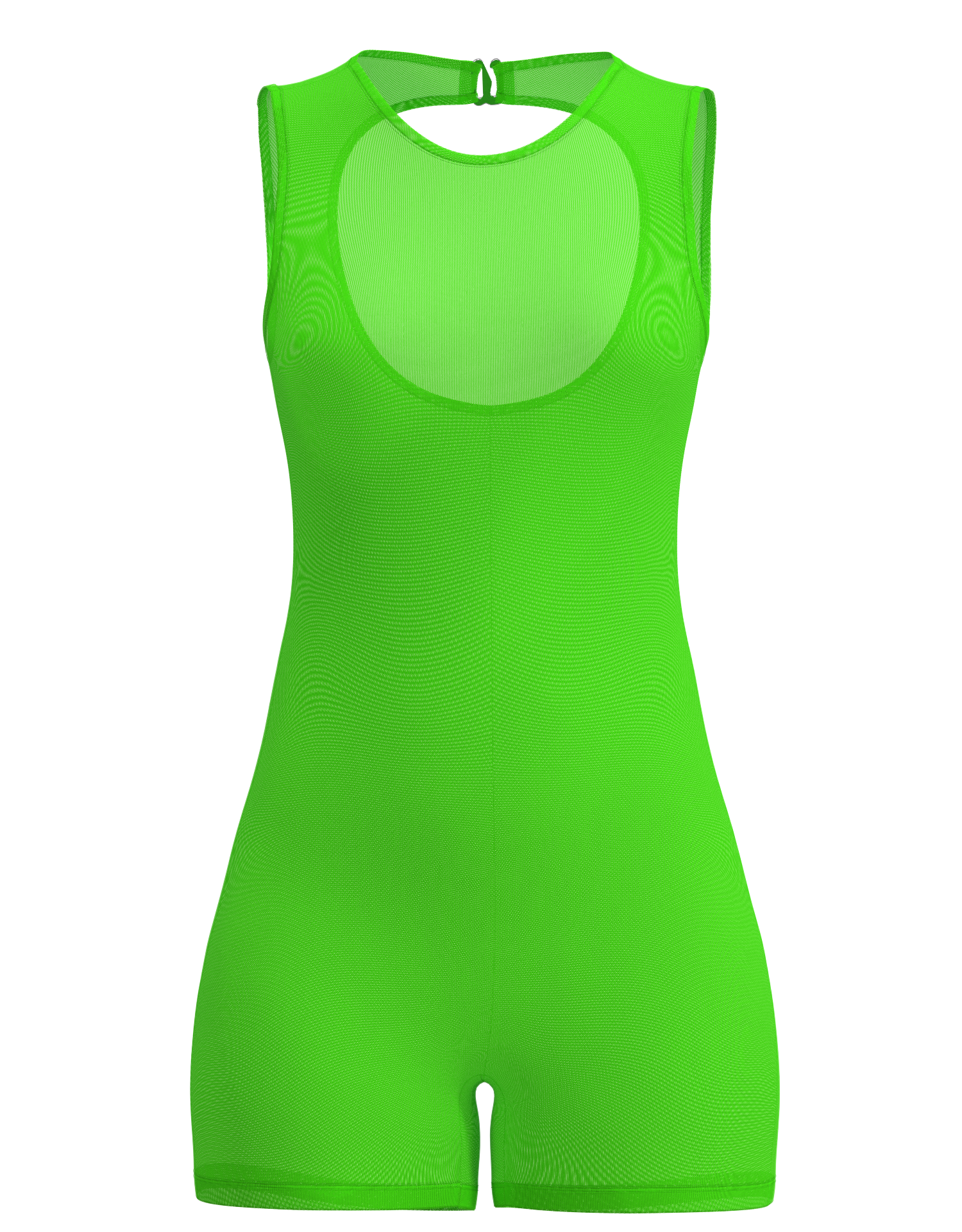 Mesh Boatneck Biketard