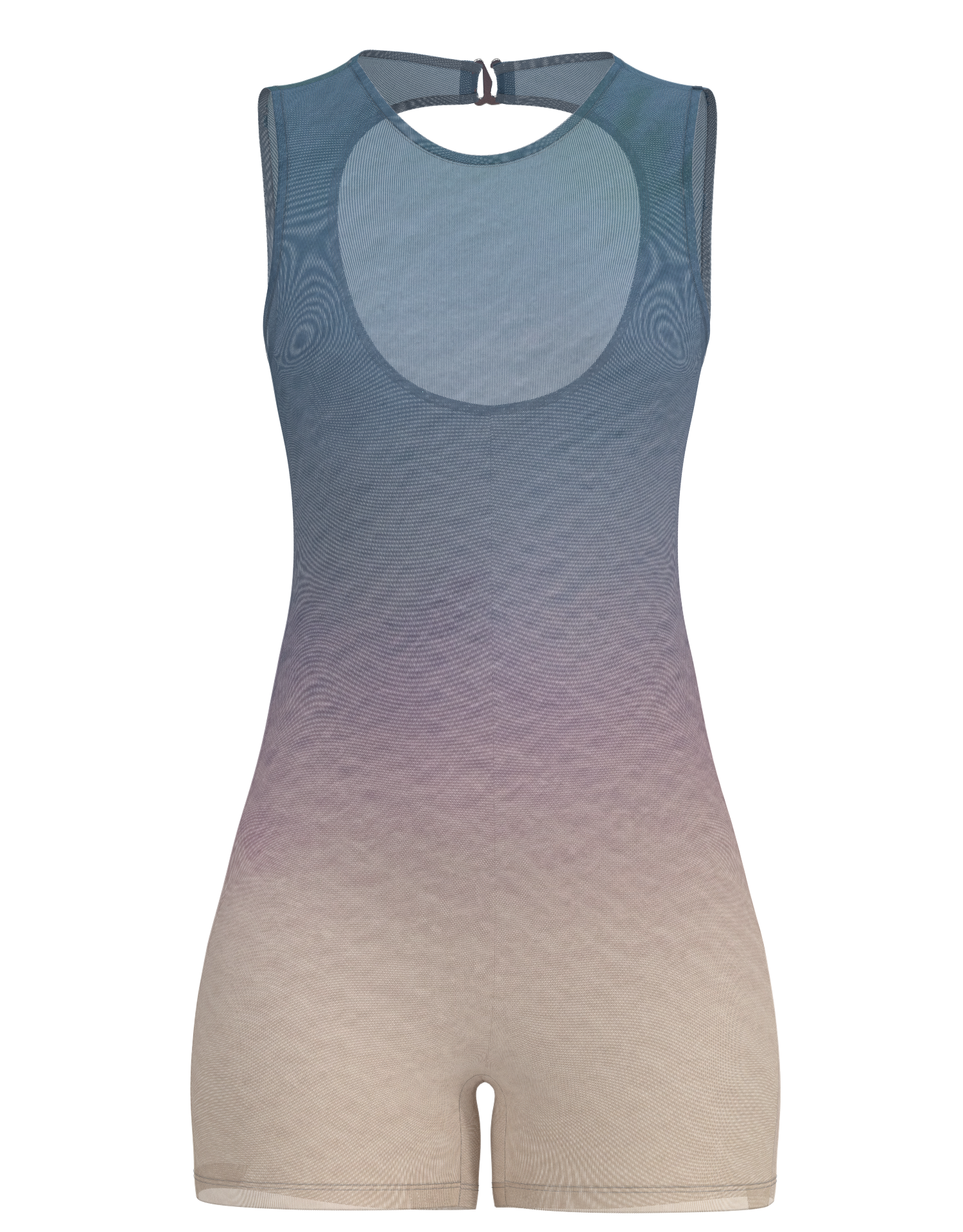 Mesh Boatneck Biketard