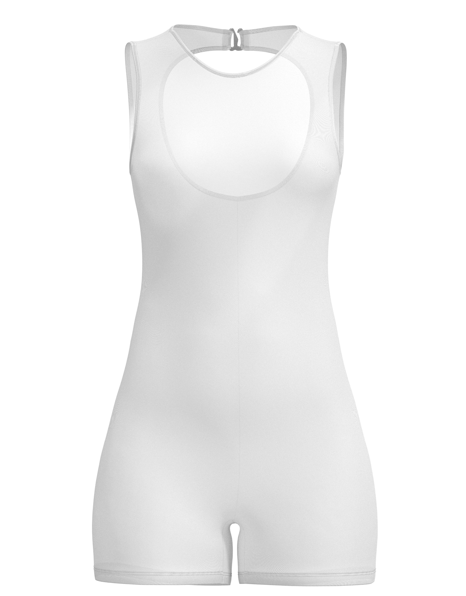 Mesh Boatneck Biketard