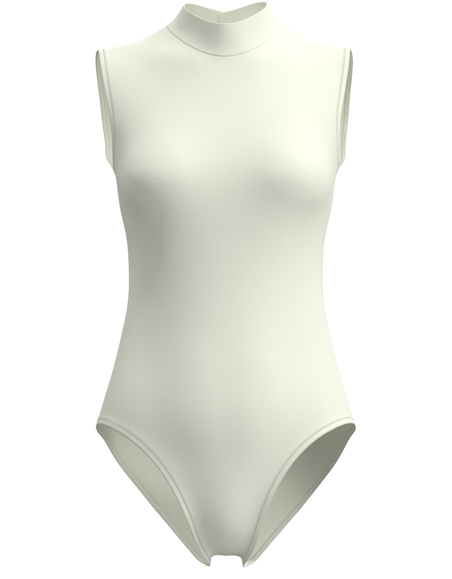 Mock Neck Sleeveless Leotard