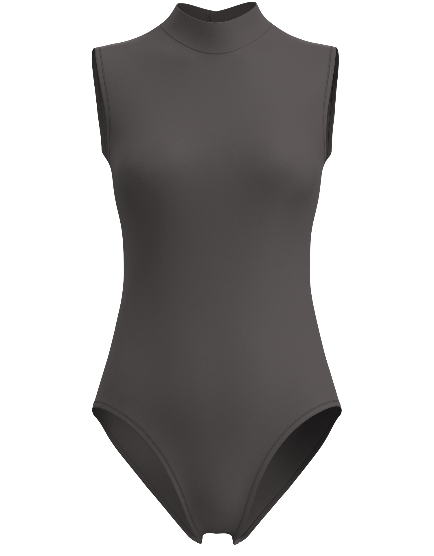 Mock Neck Sleeveless Leotard