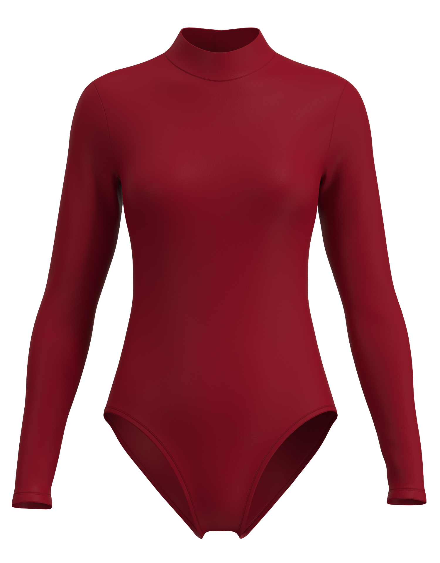 Mock Neck Long Sleeve Leotard