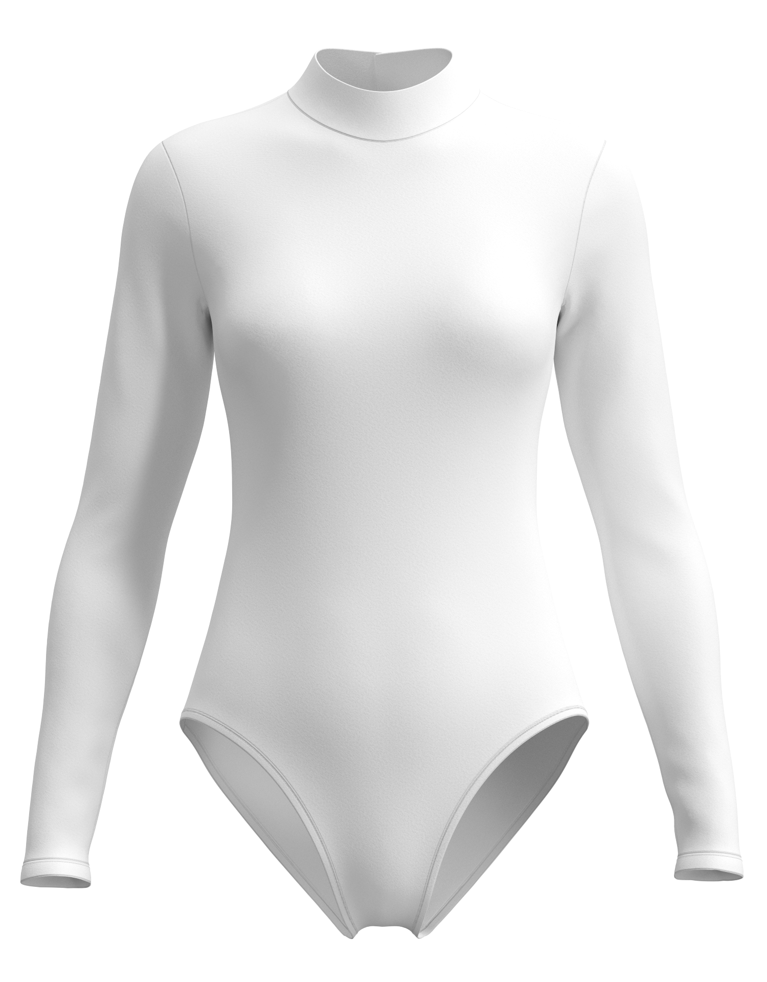 Mock Neck Long Sleeve Leotard