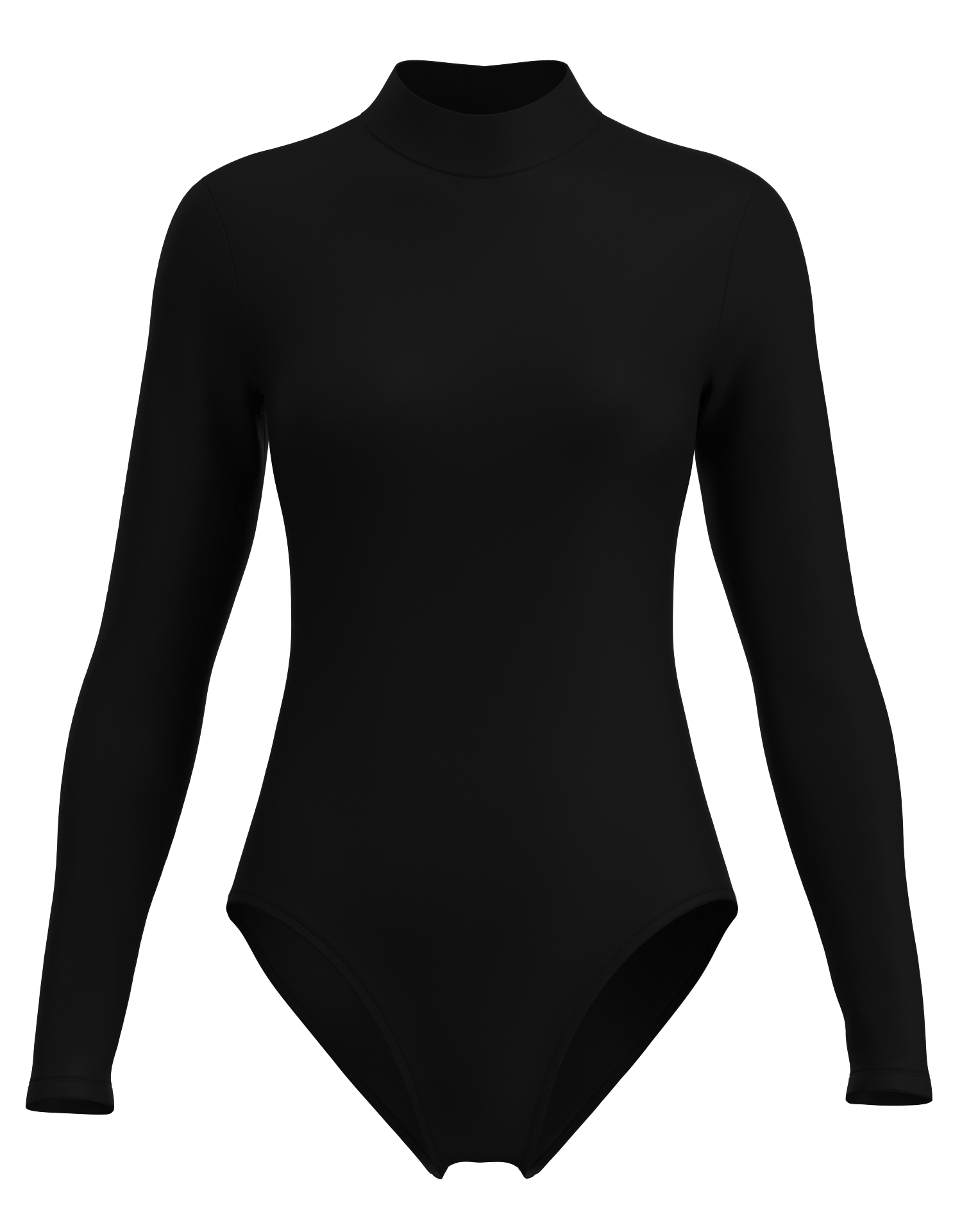 Mock Neck Long Sleeve Leotard