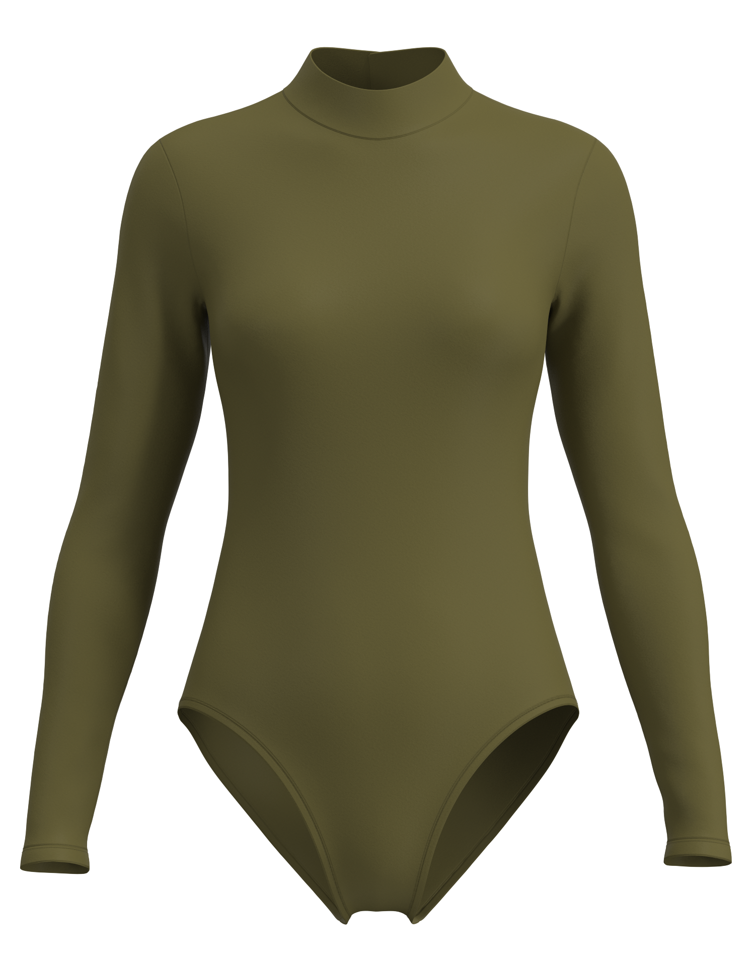 Mock Neck Long Sleeve Leotard